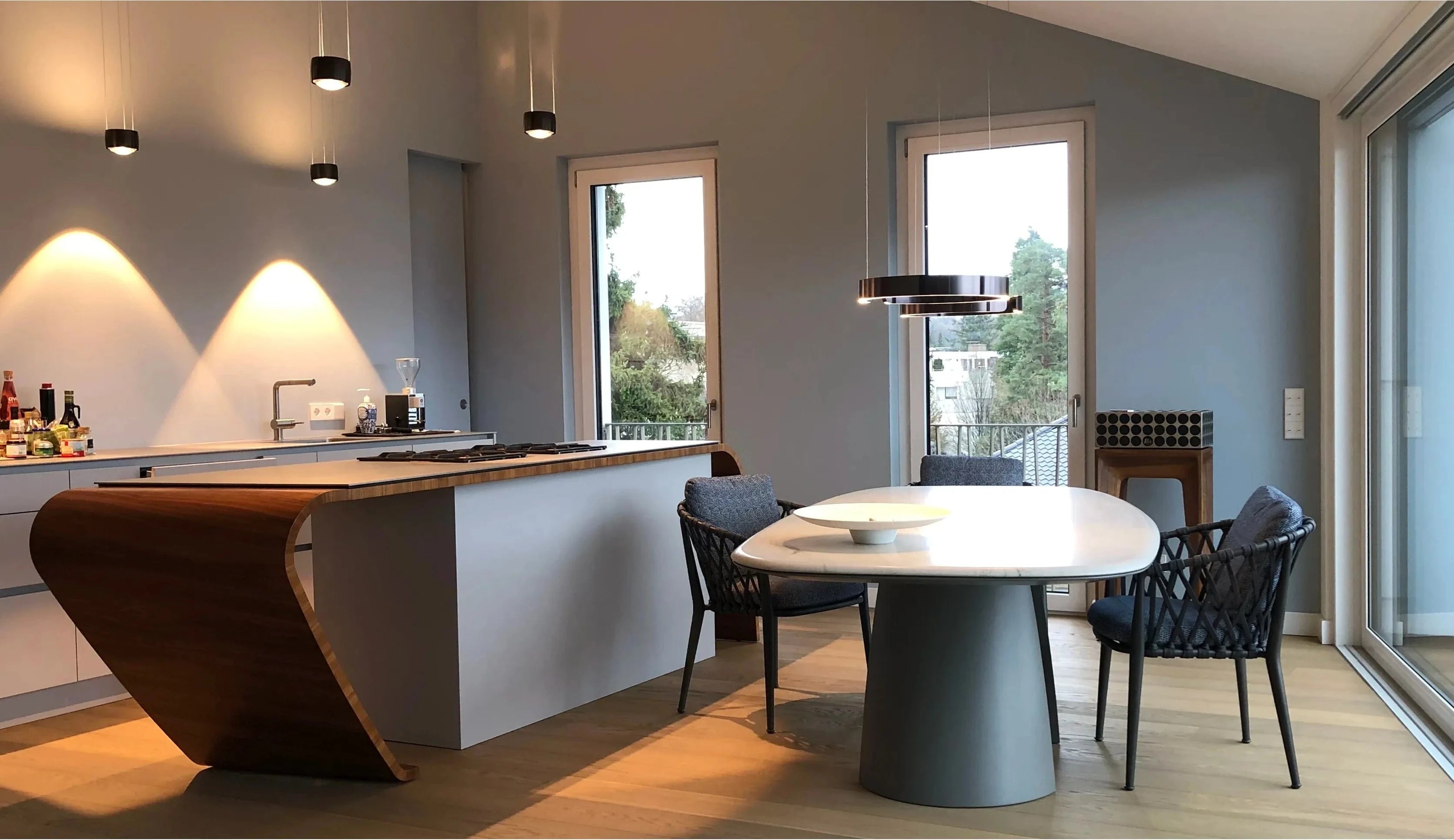 Interior Design und Innenausbau aus unserer Schreinerei in Möglingen bei Ludwigsburg. Exklusive Inneneinrichtung von unserer Innenarchitektin geplant.