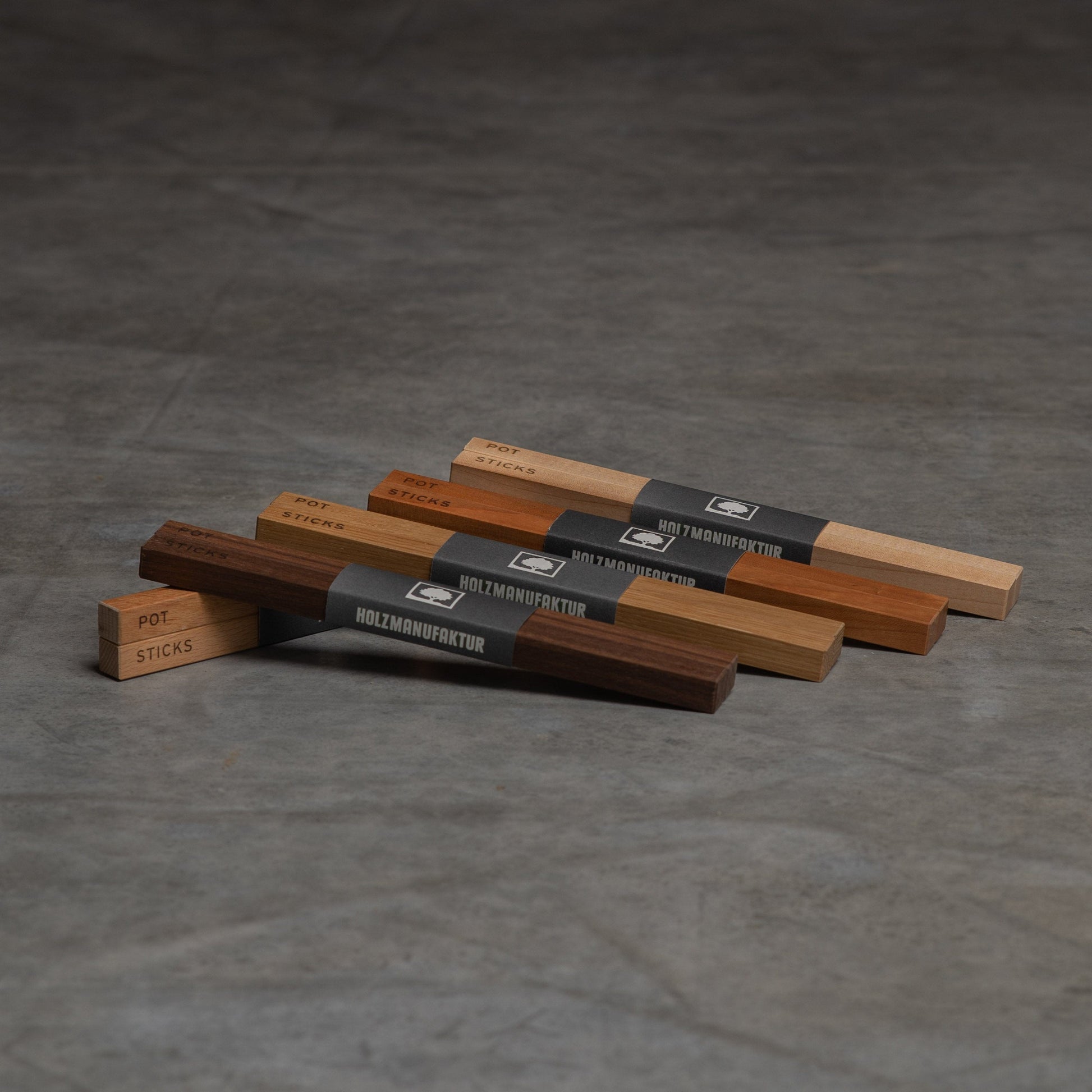 Topfuntersetzer aus Holz in verschiedenen Holzarten