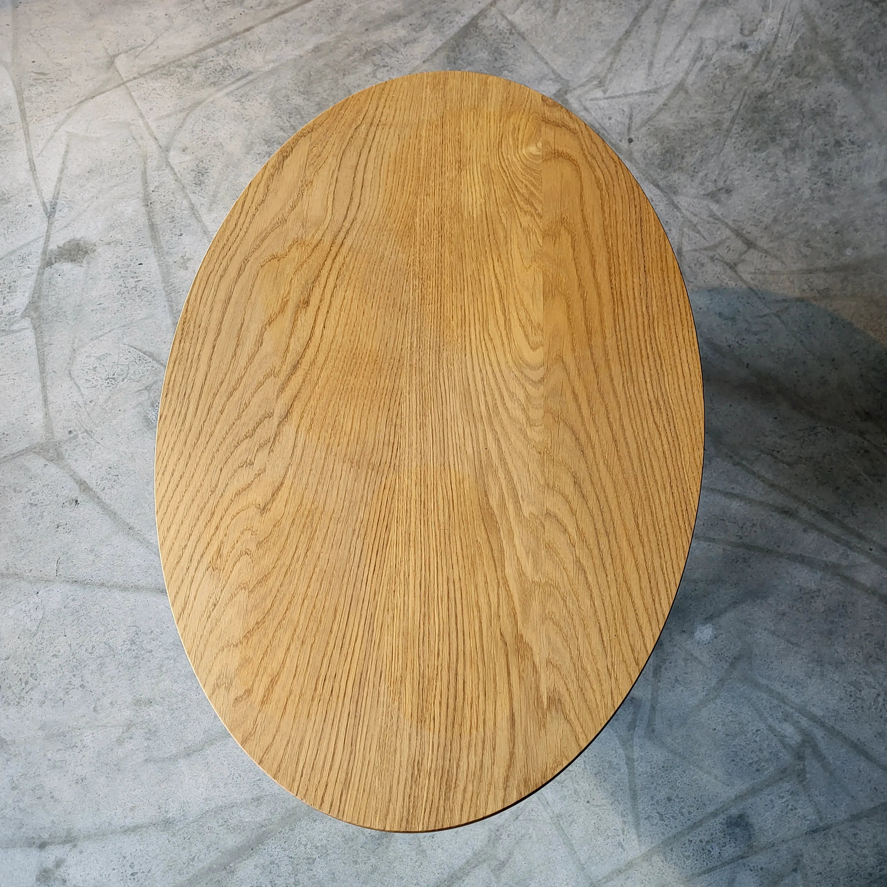 Holzmanufaktur Couchtisch MARTO, elliptisch, 100x60x37,5cm Eiche Couchtisch MARTO, elliptisch, 100x60x37,5cm Eiche