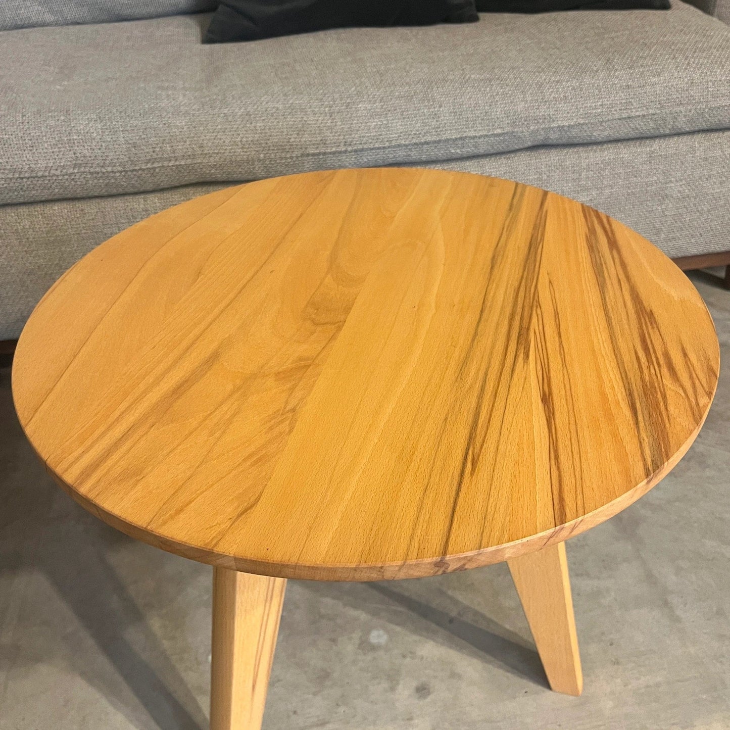Holzmanufaktur Beistelltisch MARTO Beistelltisch Kernbuche rund 50cm