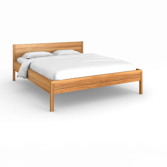 Metallfreies Bett AXEL in Kernbuche massiv 180x200