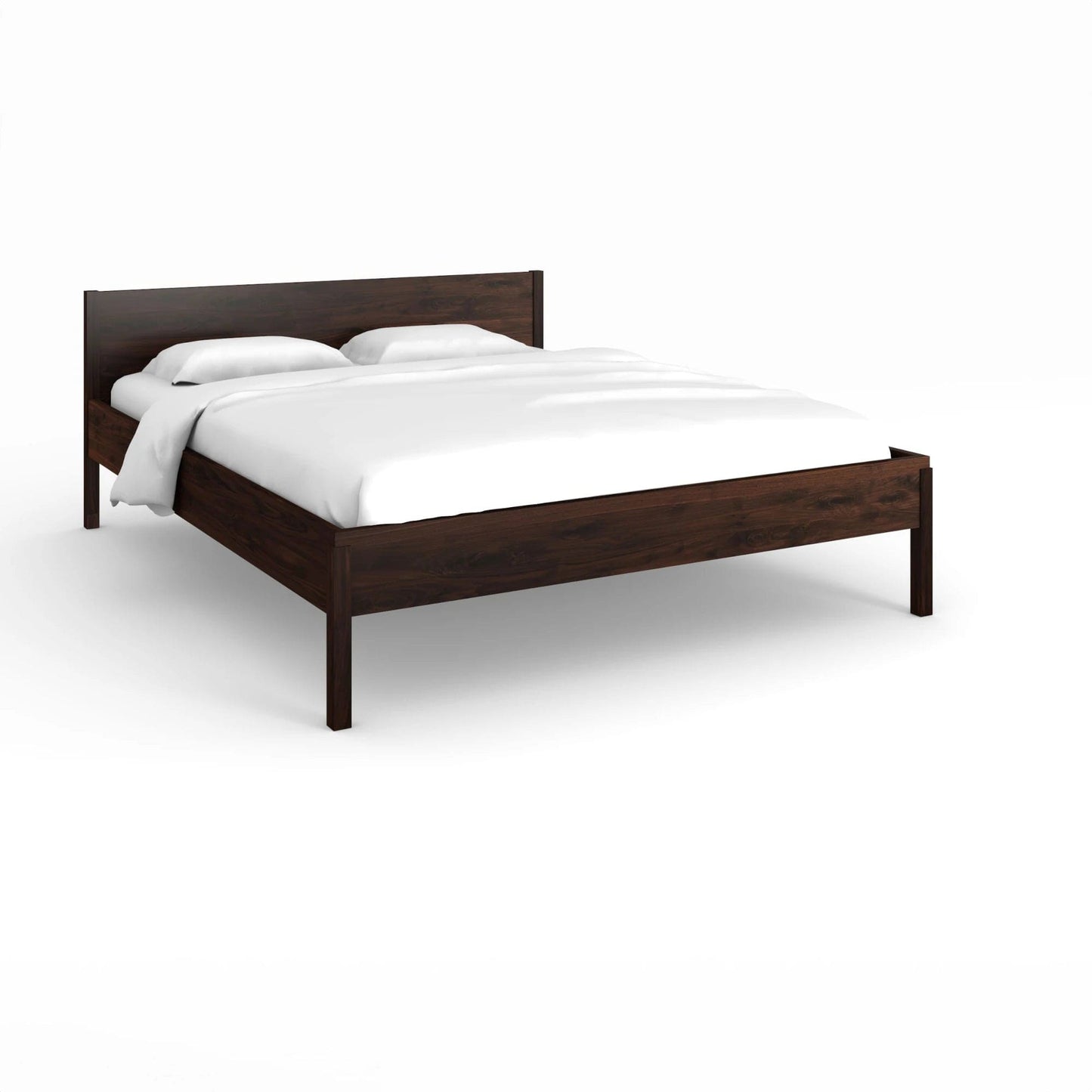 Holzmanufaktur Bett AXEL in Nussbaum massiv