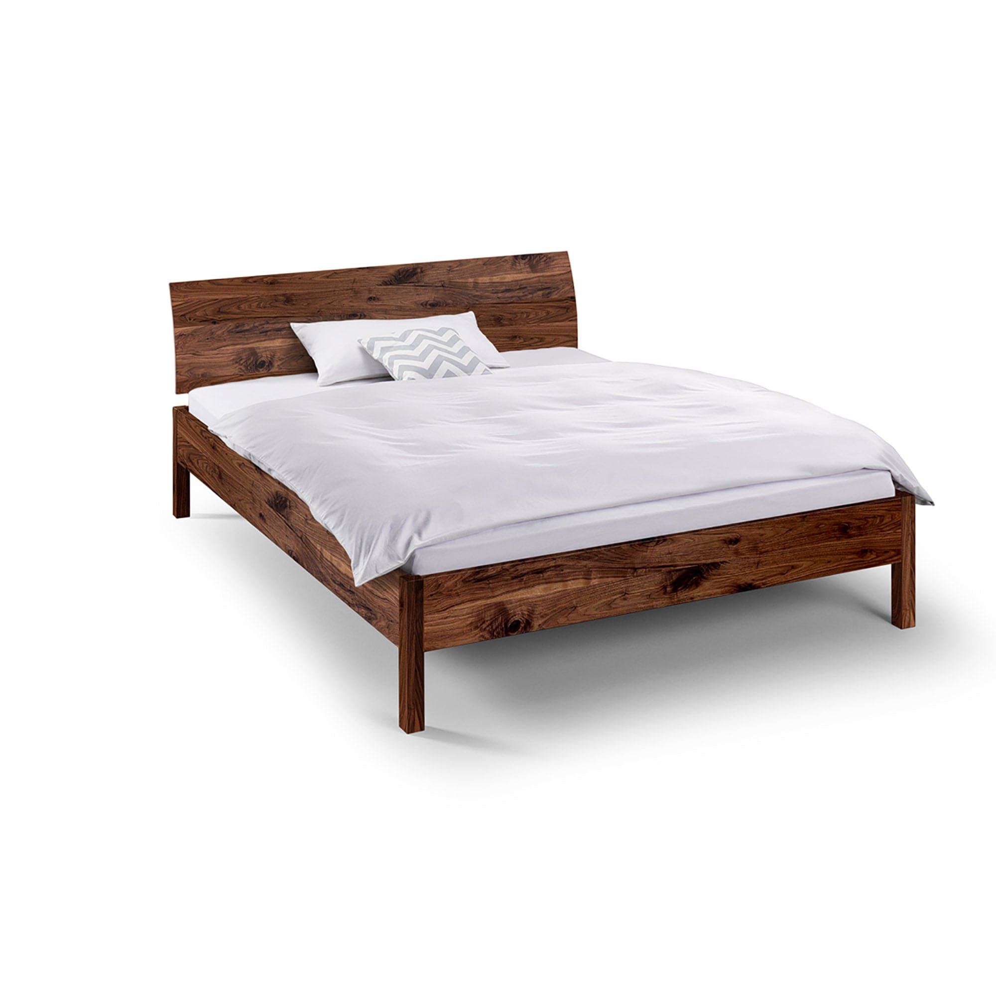 Holzmanufaktur Bett BASIC Massivholzbett metallfrei