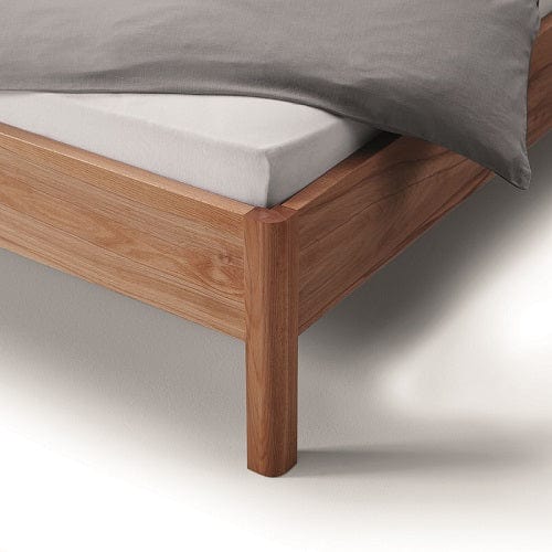 Holzmanufaktur Bett BASIC Massivholzbett ohne Lehne