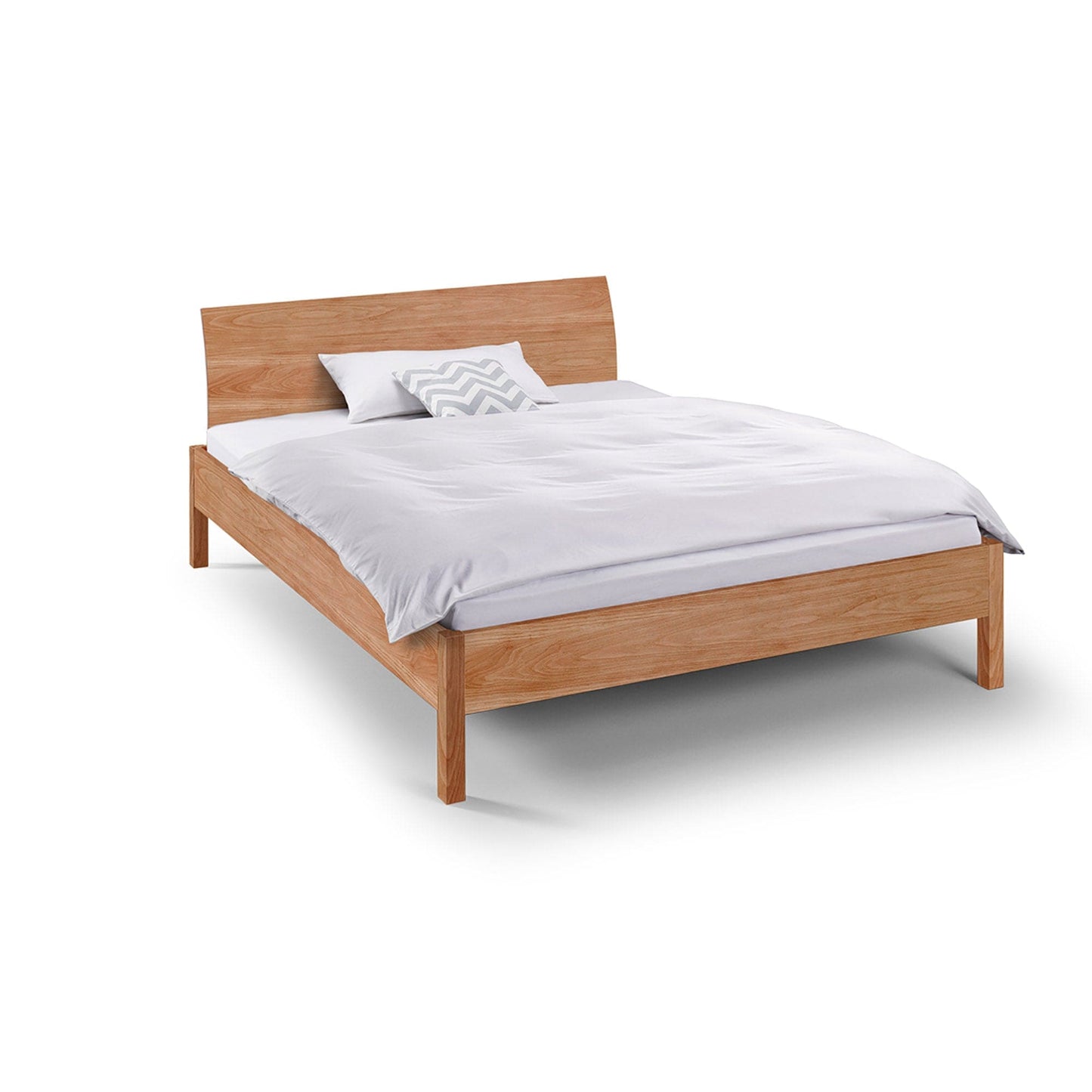 Holzmanufaktur Bett Bett Basic mit gebogener Lehne