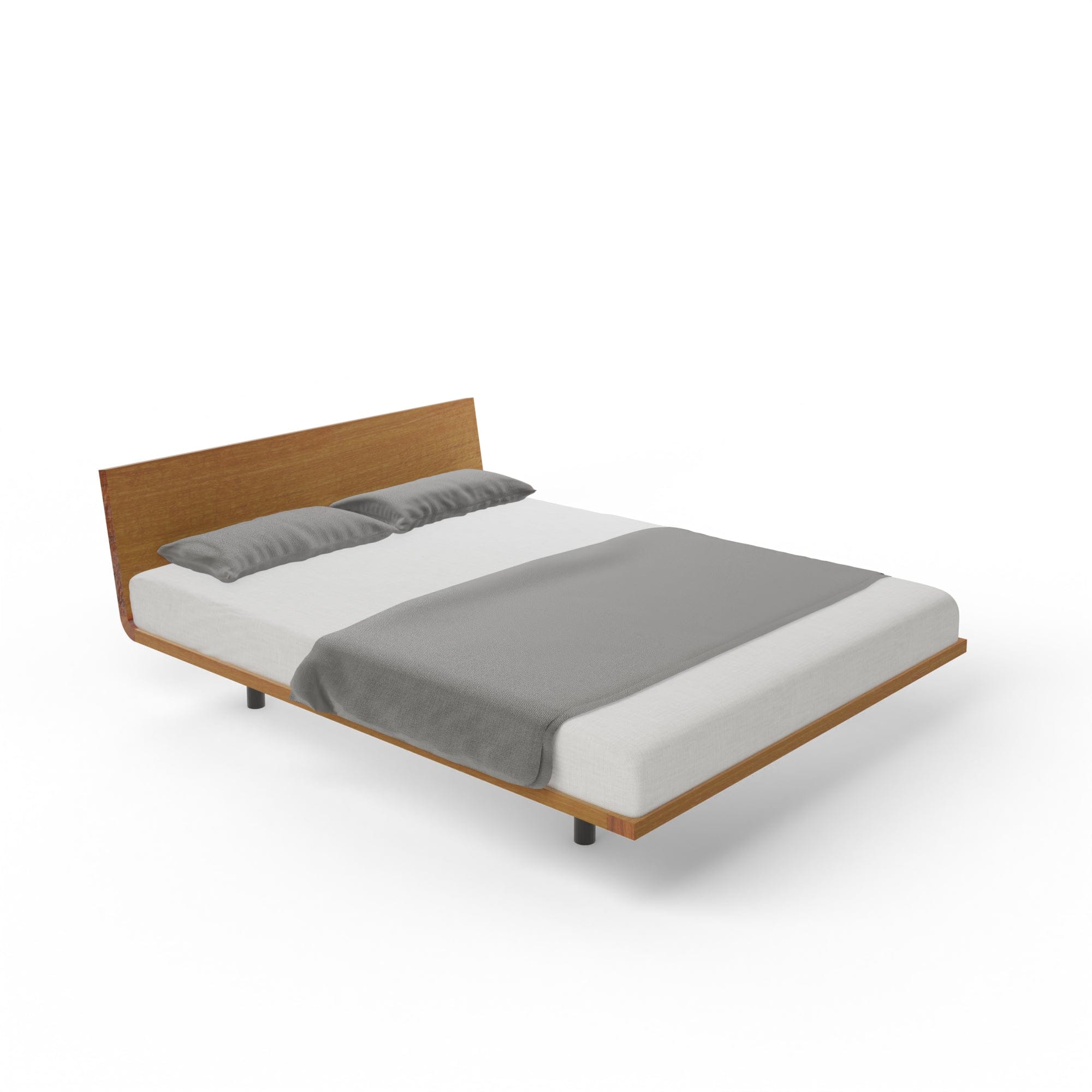 Holzmanufaktur Bett SWING light Eiche / 90 / Einlegerahmen