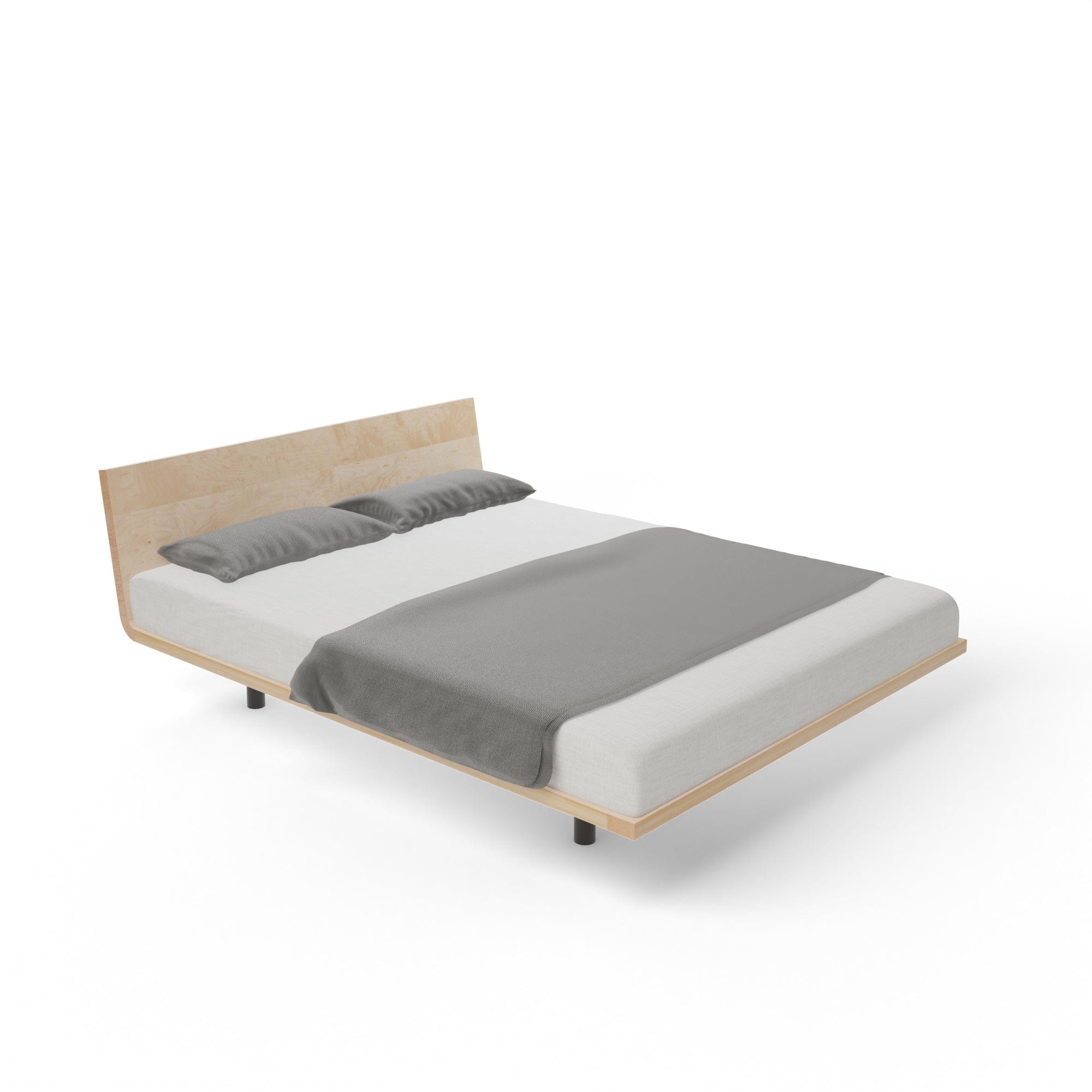 Holzmanufaktur Bett SWING light Ahorn / 90 / Einlegerahmen