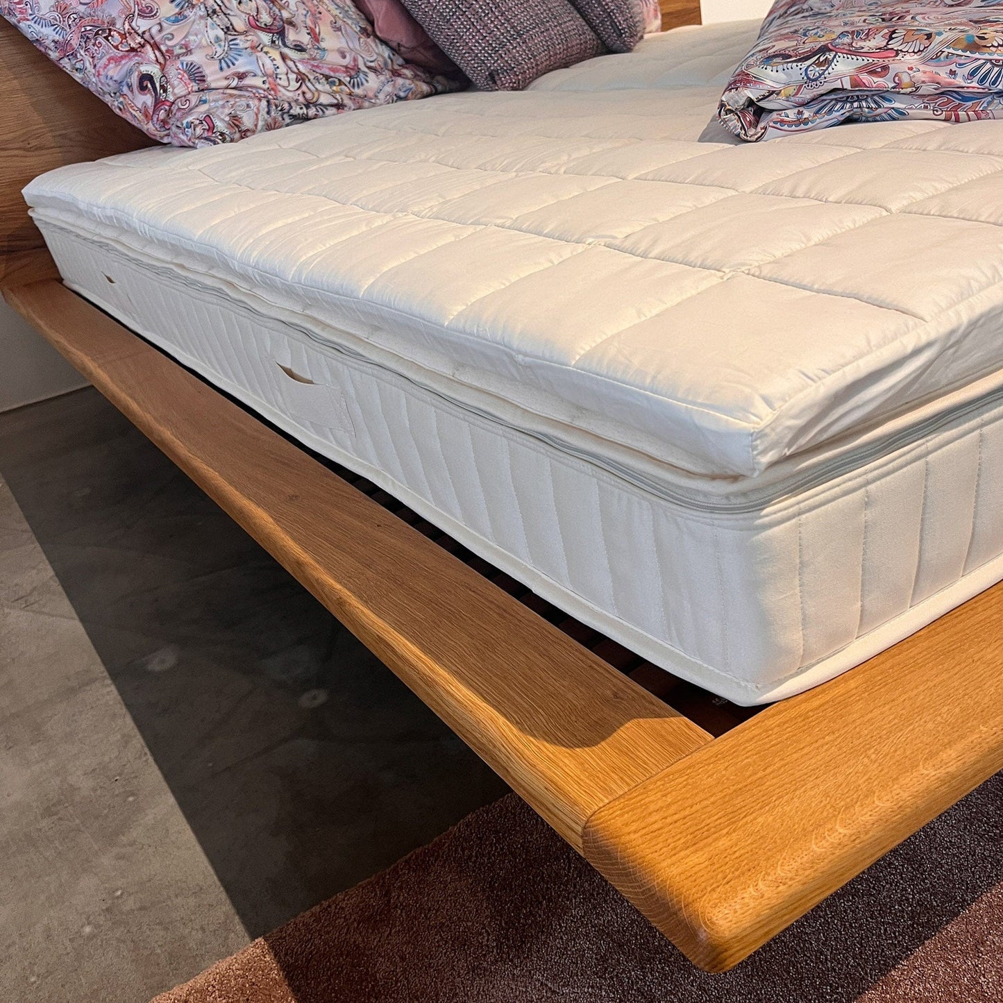 Holzmanufaktur Bett MATIS Massivholzbett Eiche 180 x 200 cm