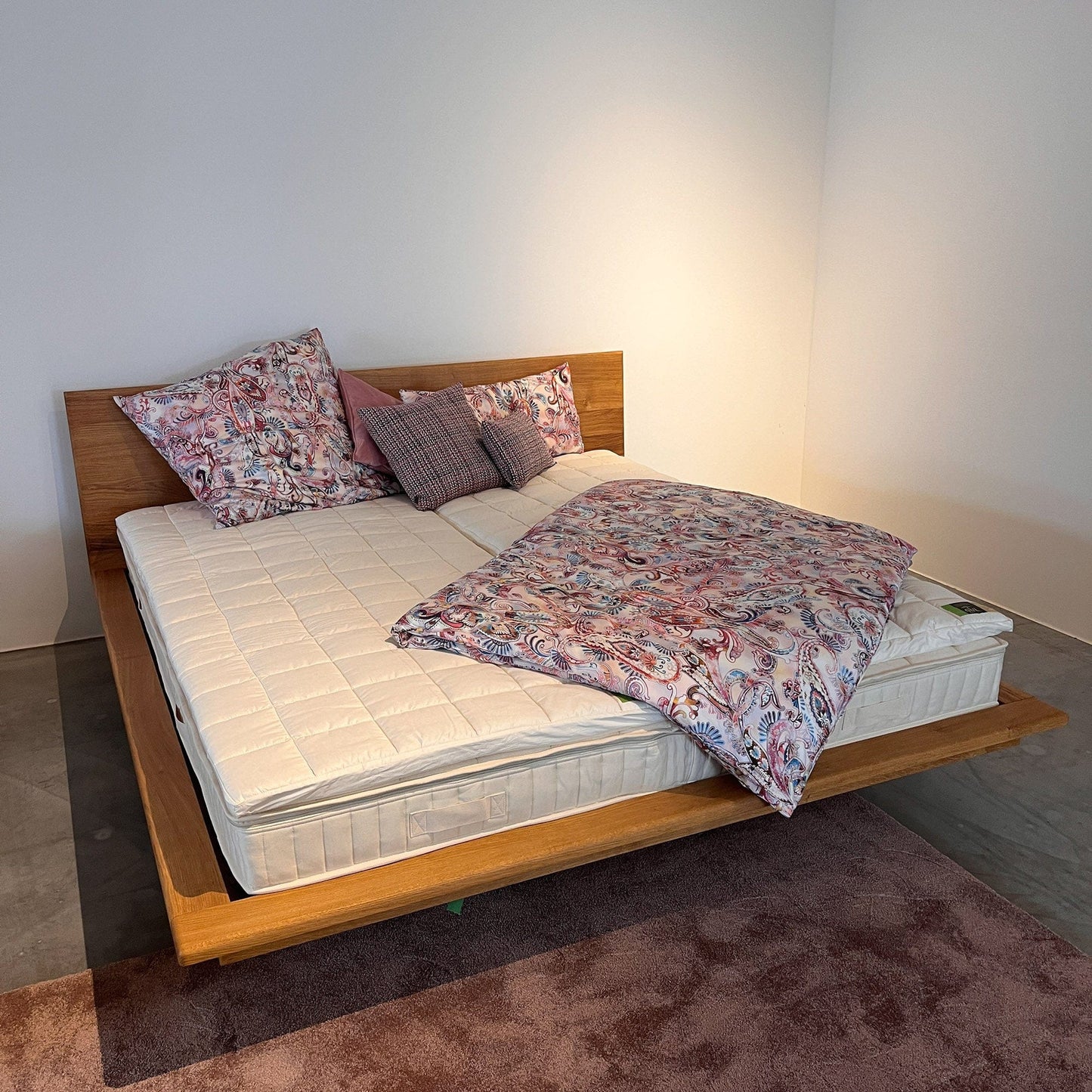 Holzmanufaktur Bett MATIS Massivholzbett Eiche 180 x 200 cm
