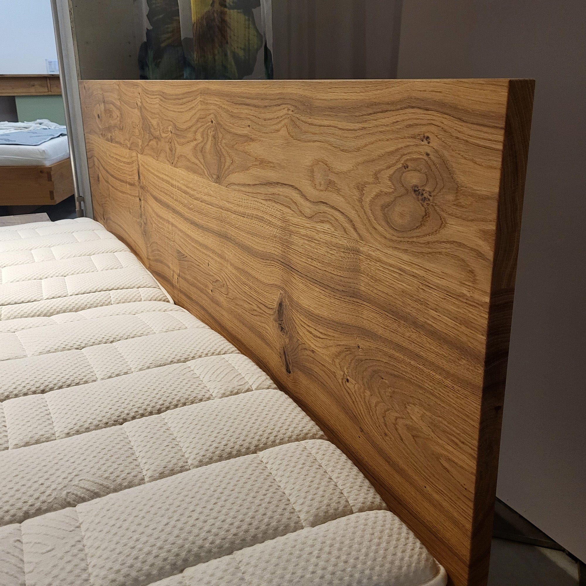 Holzmanufaktur NAP XL Bett Wildeiche massiv, 180 x 200 cm Wildeiche