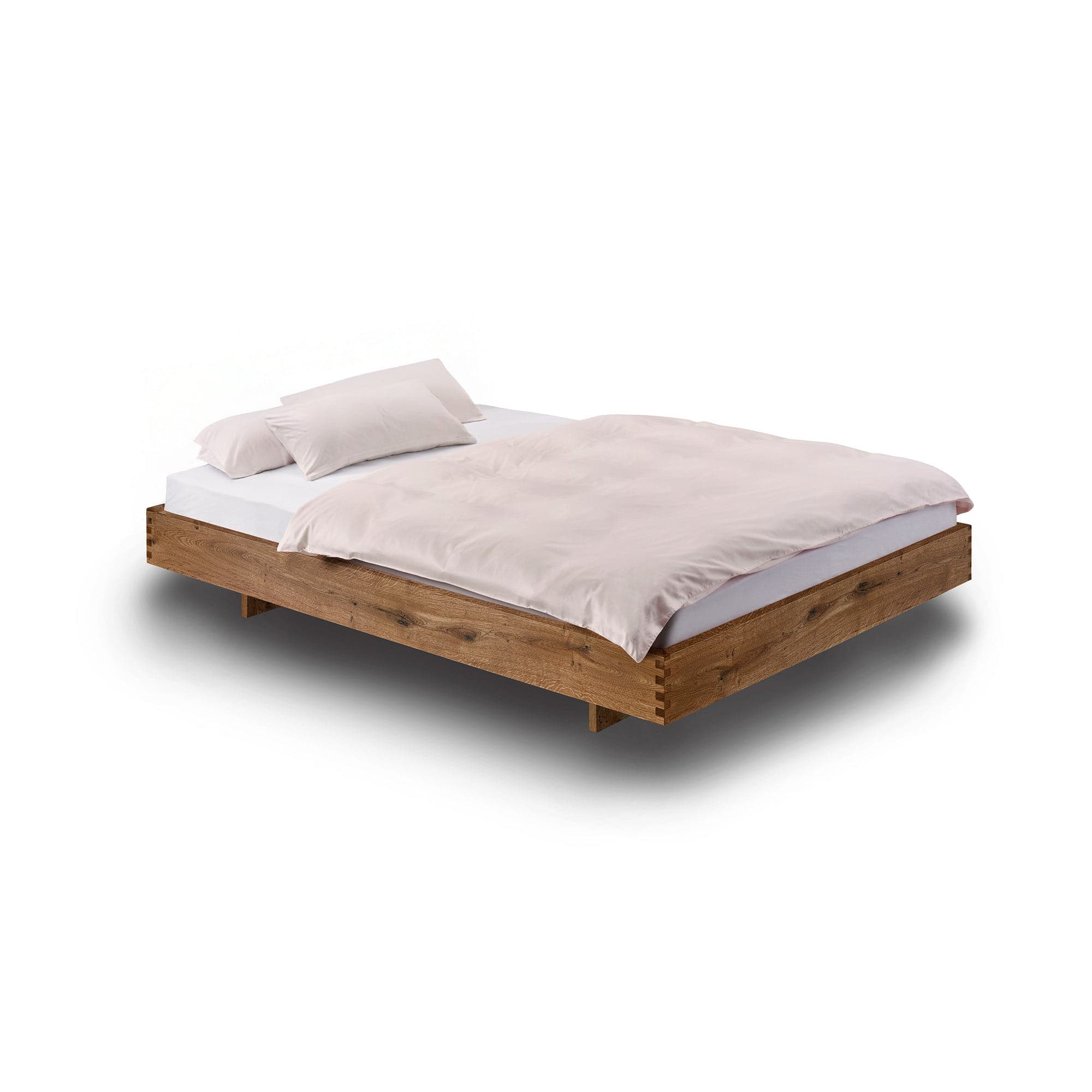 Holzmanufaktur Bett Step-X Bett auf Holzkufen
