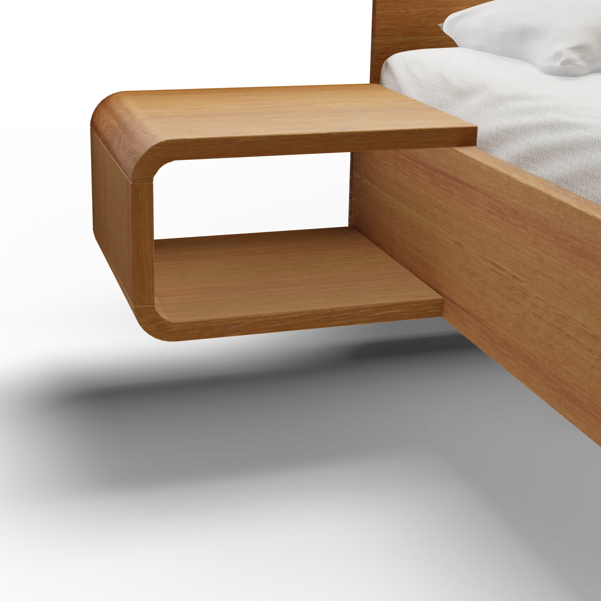 Holzmanufaktur COM:CI Nachttisch hängend Eiche / 21 cm