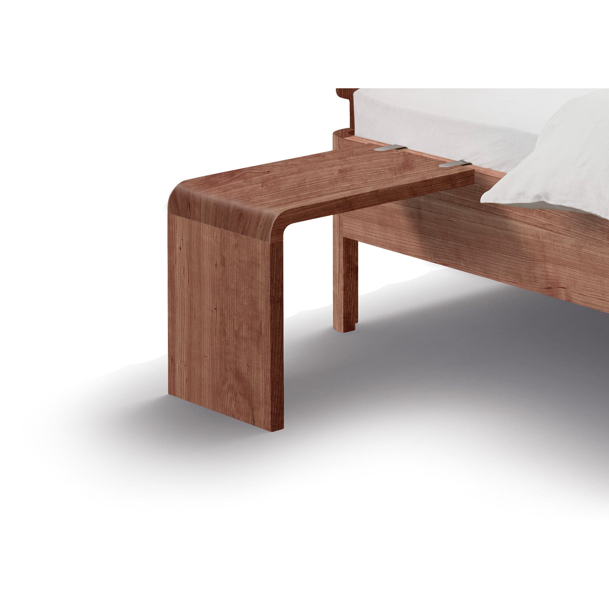 Bettablage LOOP aus massivem Kirschbaum