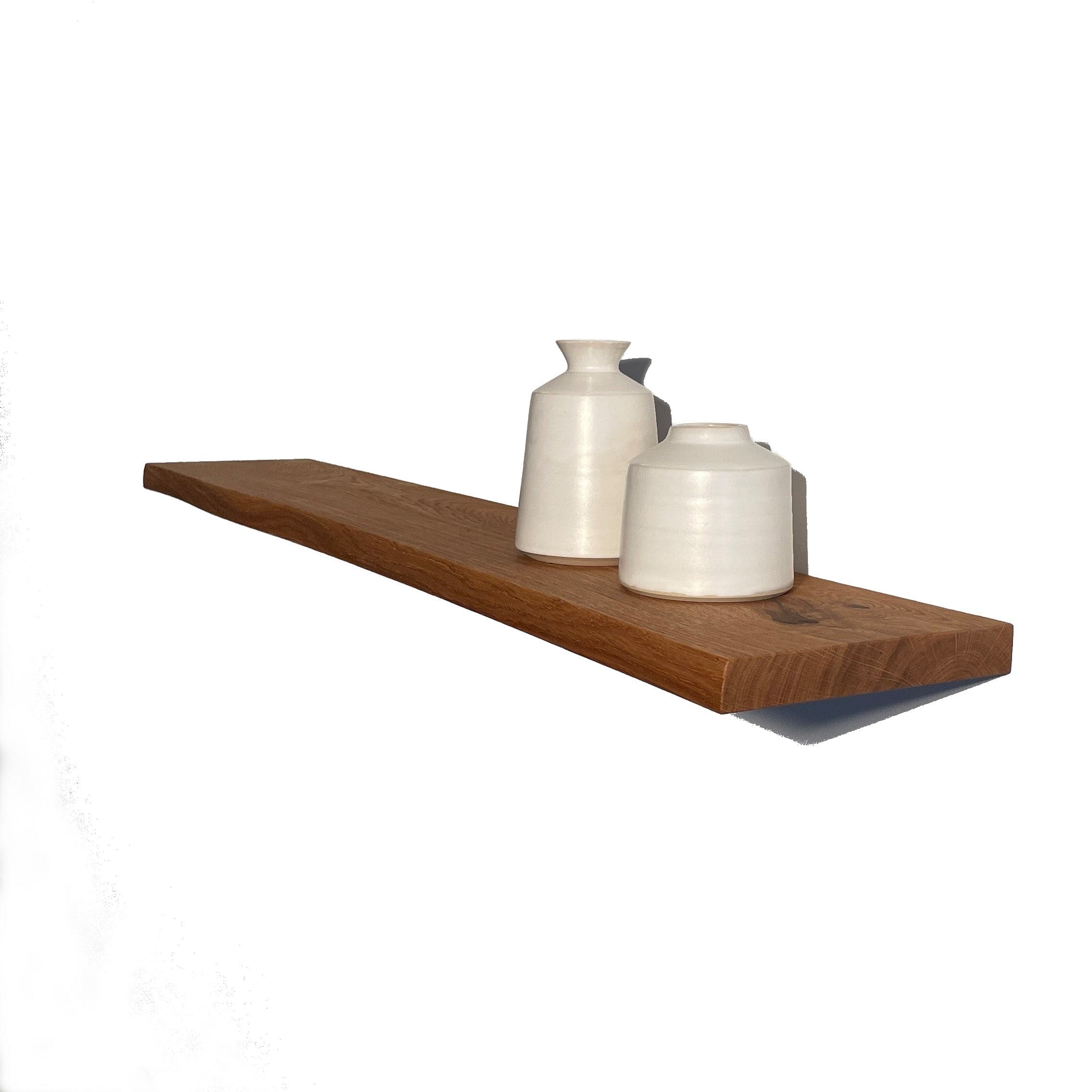 Holzmanufaktur Regalbrett massiv nach Maß, Baumkante