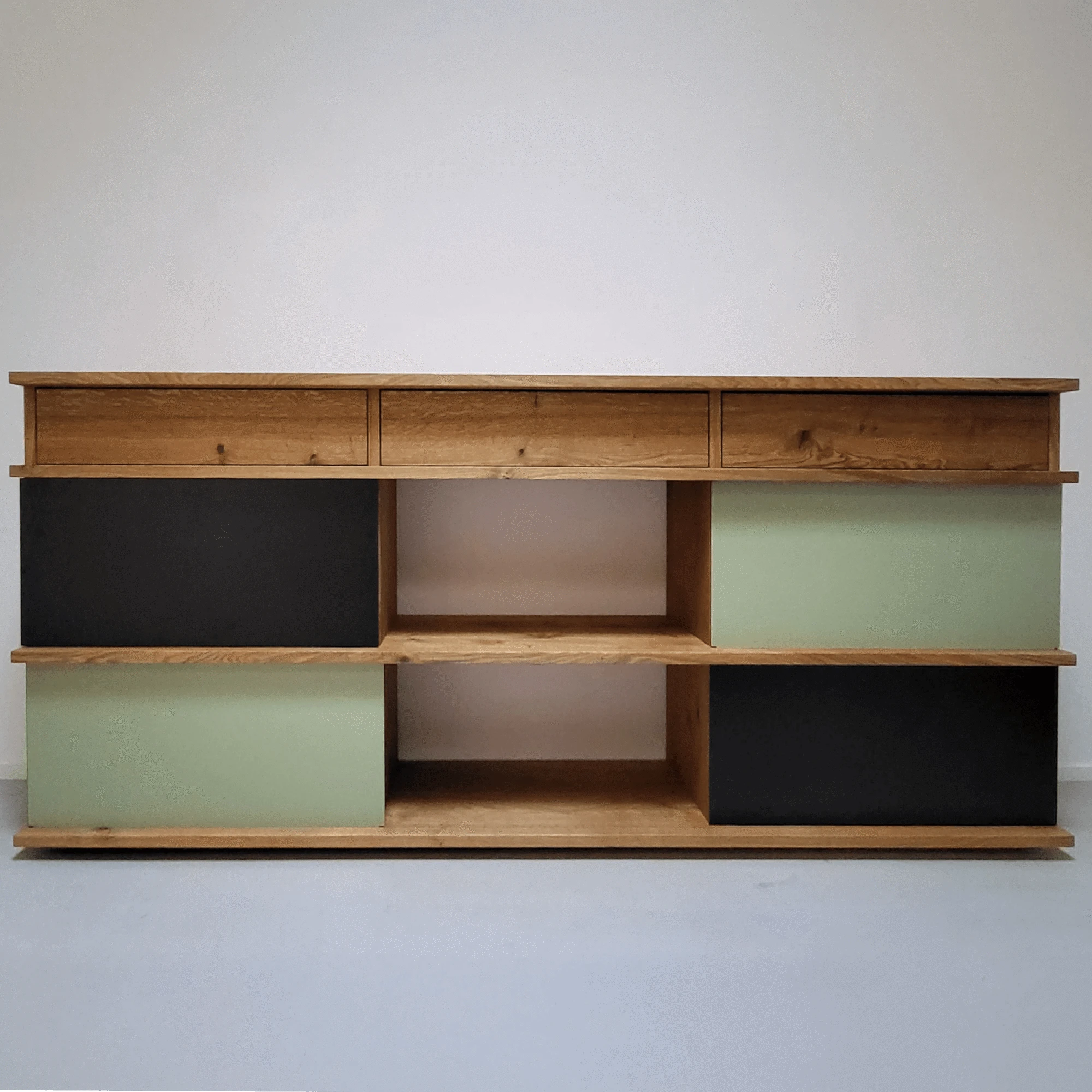 Holzmanufaktur Regal Sideboard IQ in Wildeiche gebürstet