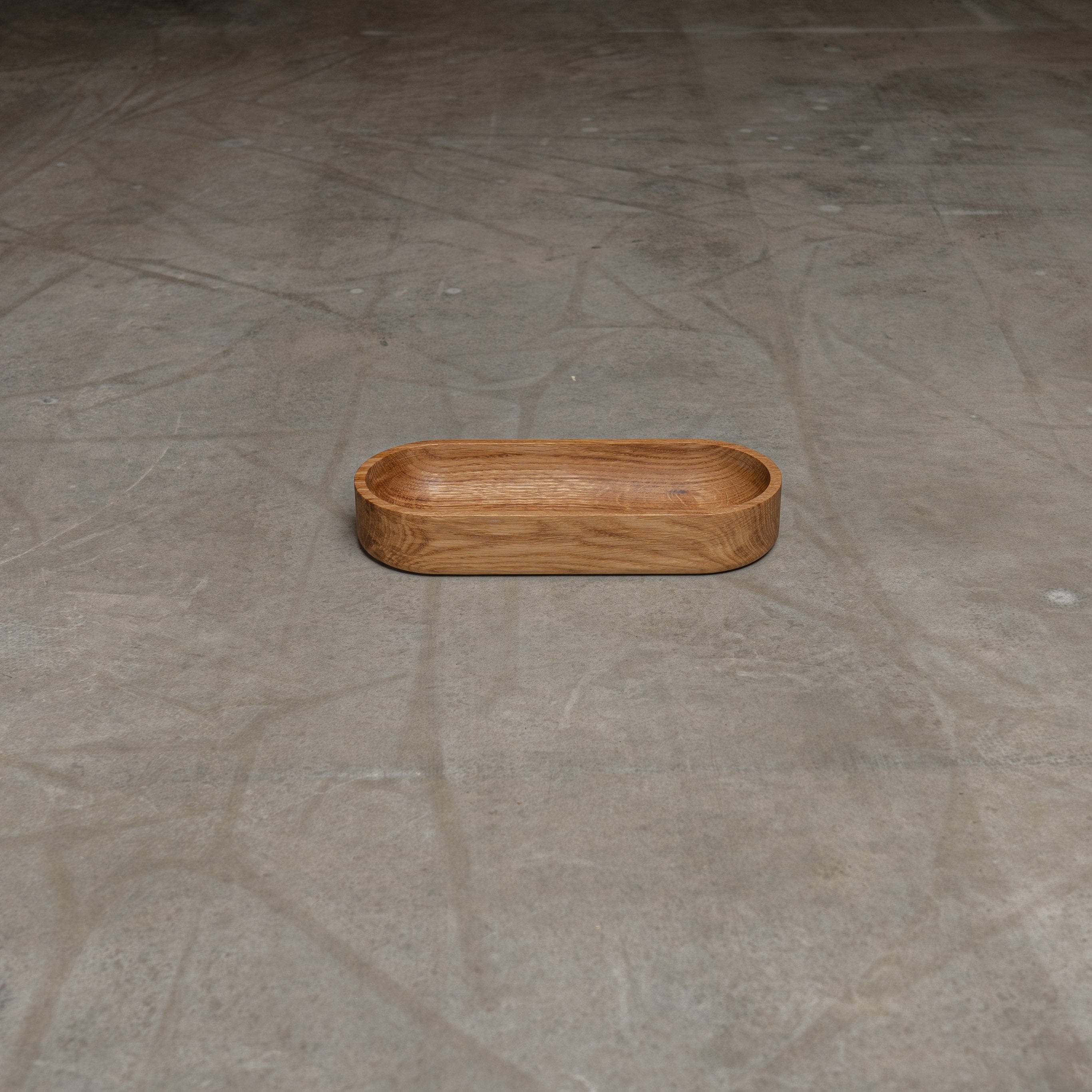 Holzmanufaktur Holzschale Eiche edle Deko Schale aus Holz oval, verschiedene Holzarten und Größe