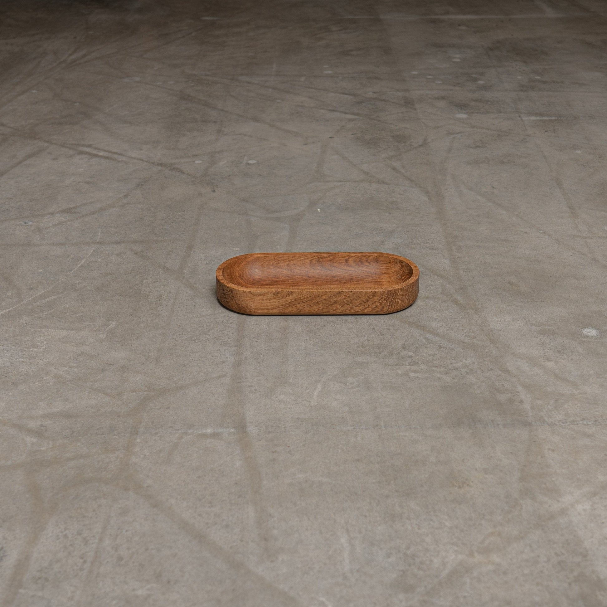 Holzmanufaktur Holzschale Eiche edle Deko Schale aus Holz oval, verschiedene Holzarten und Größe