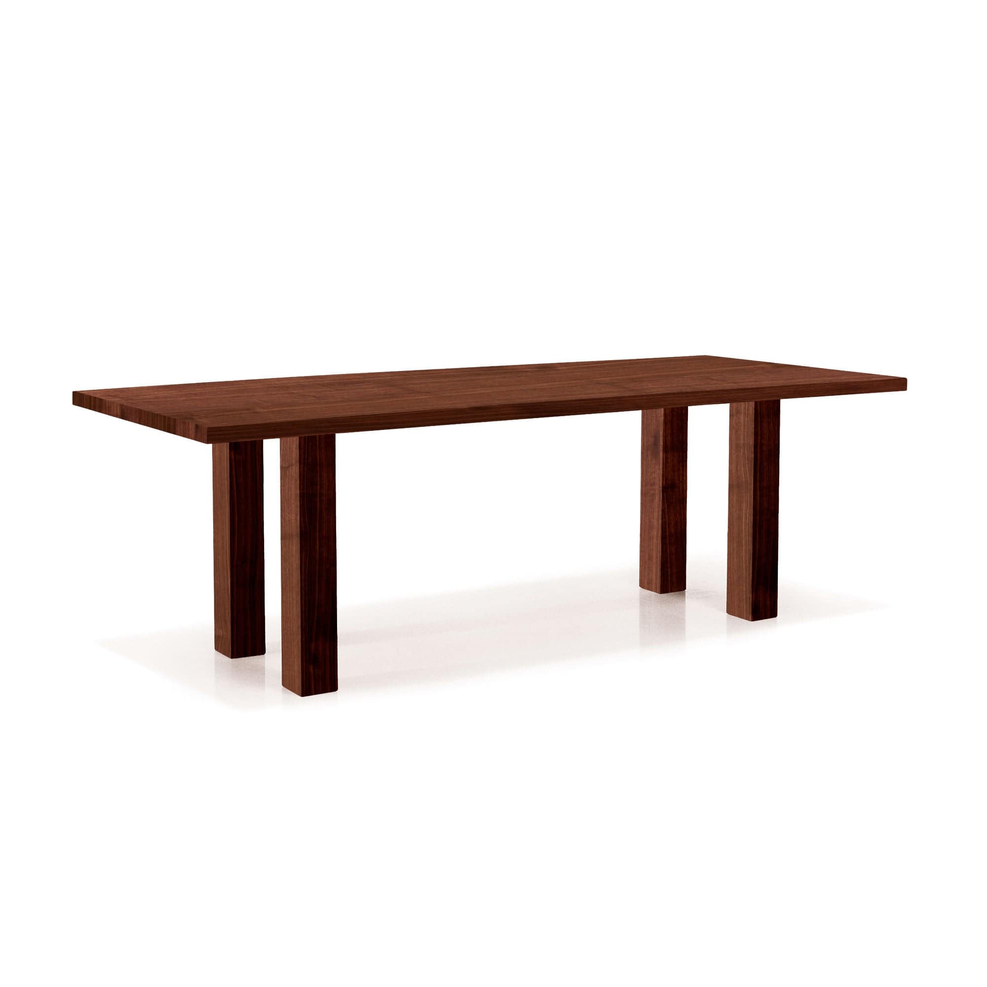 Echtholz Esstisch in Nussbaum.