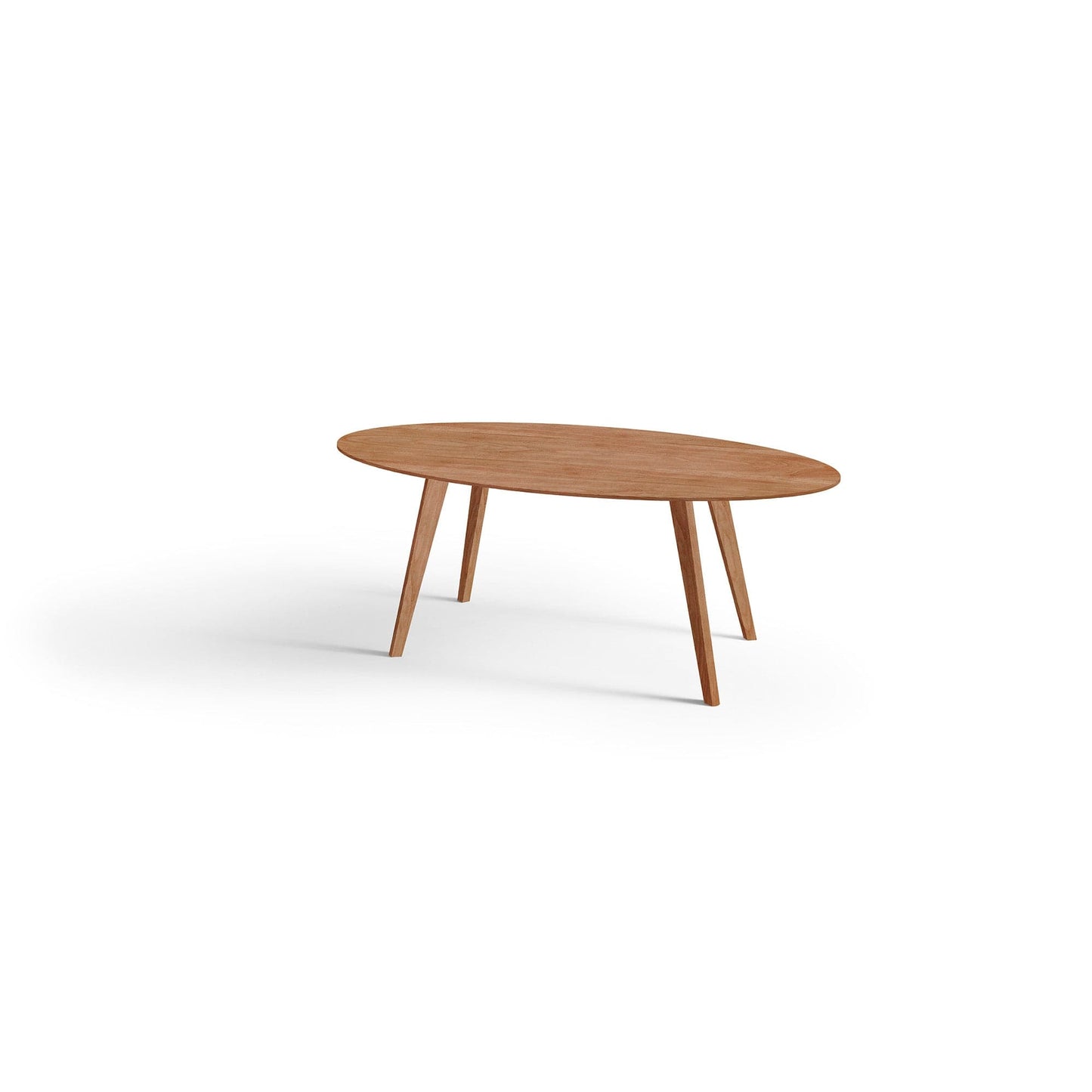 Ovaler Esstisch elliptisch aus Buchen Holz