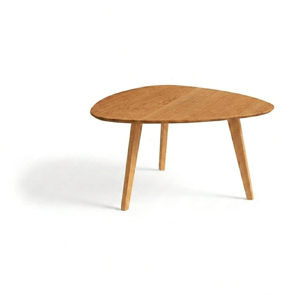 Holzmanufaktur MARTO Massivholztisch Plektrum Eiche / 119 x 117 cm