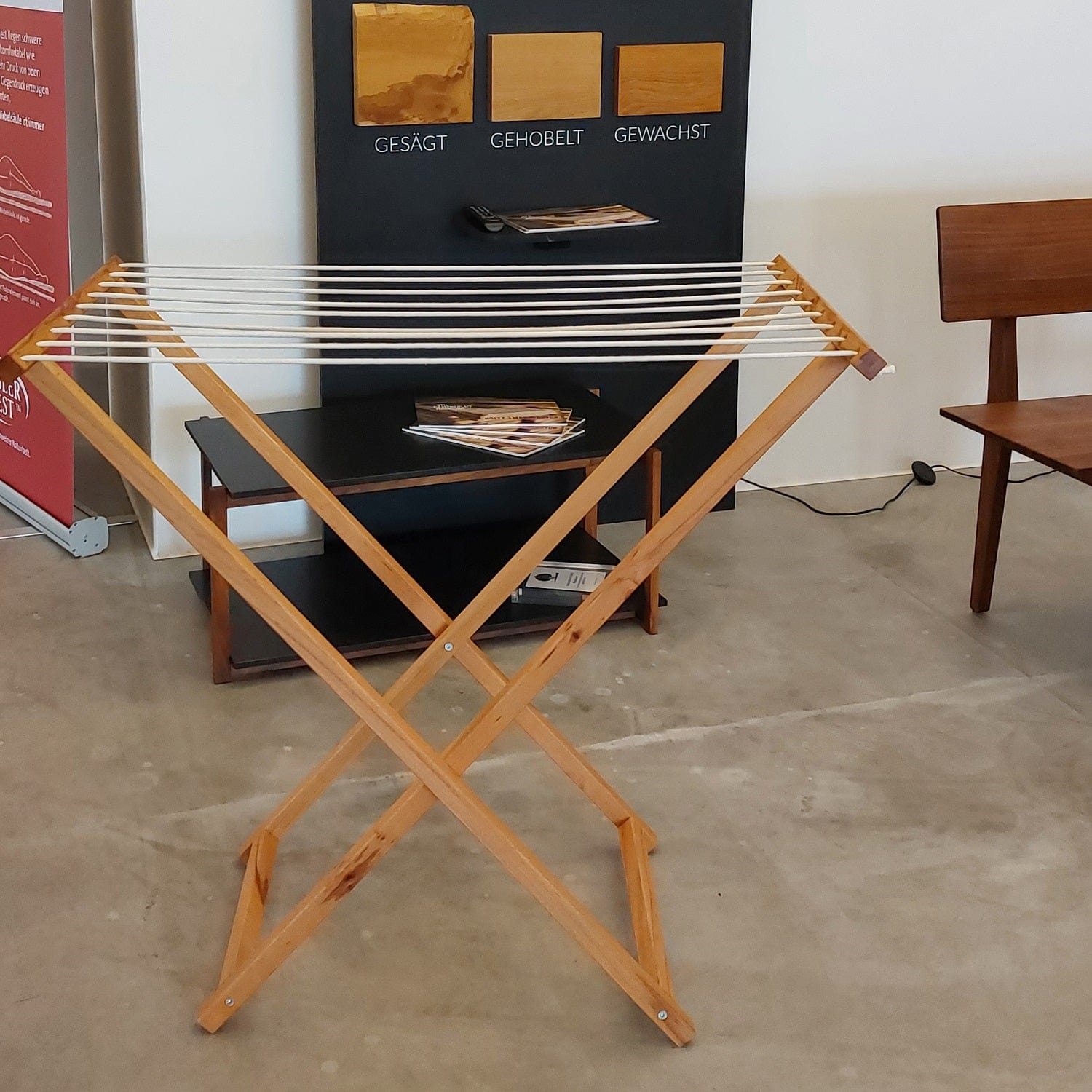 Holzmanufaktur Wäscheständer Franz Holz-Wäscheständer Kernbuche