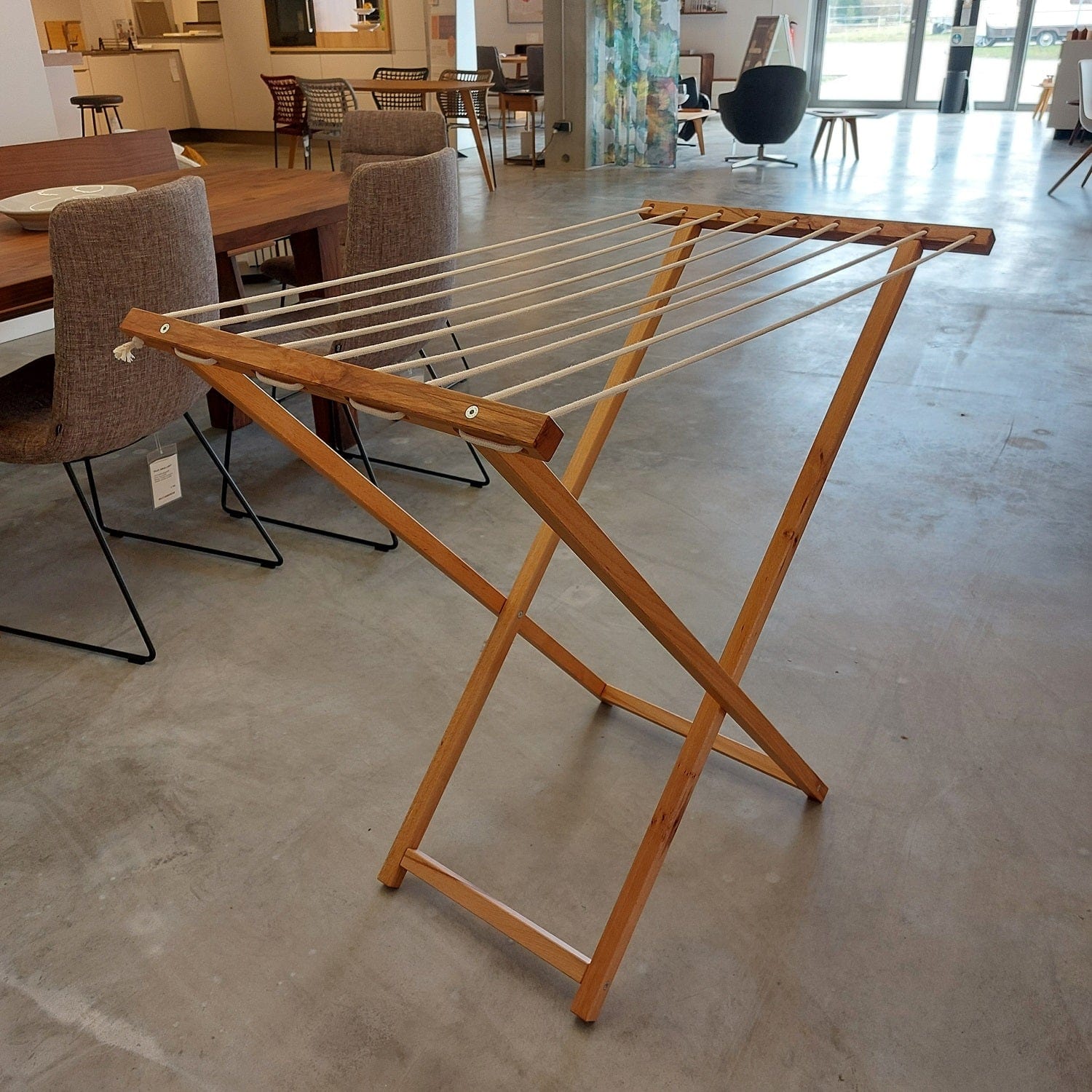 Holzmanufaktur Wäscheständer Franz Holz-Wäscheständer Kernbuche