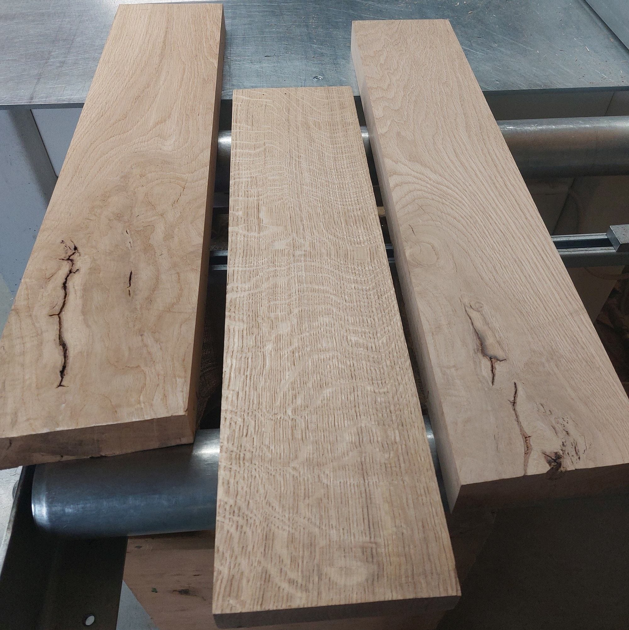 Wild-Eichenbrett gehobelt, Stärke: 16 mm