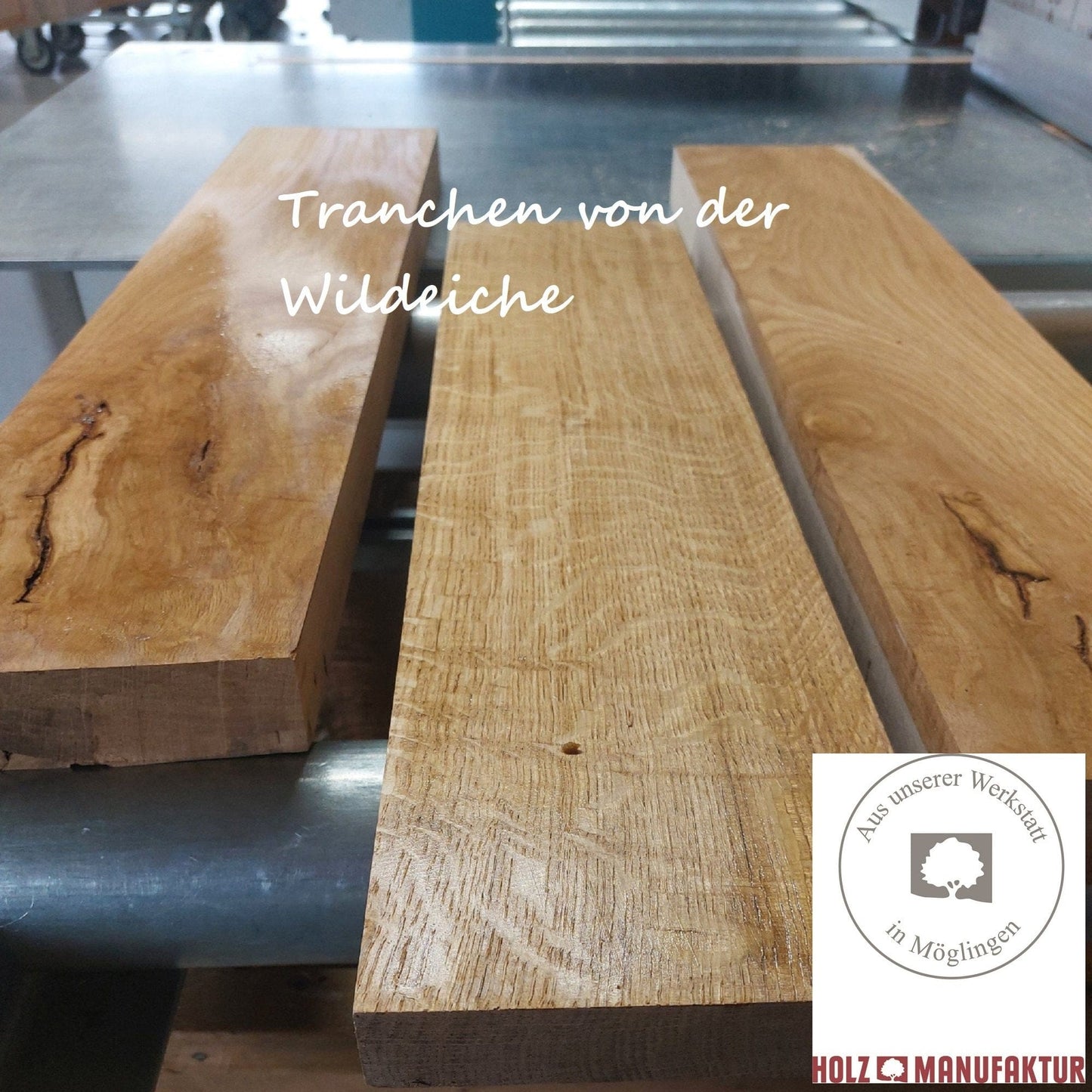 Holzmanufaktur Zuschnitt Wildeiche Zuschnitt Stärke: 50 mm