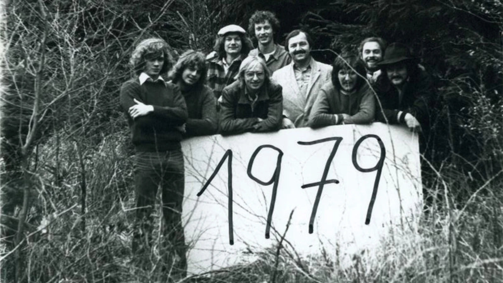 Das Gründungsfoto der Stuttgarter Schreinerei Holzmanufaktur aus dem Jahr 1979