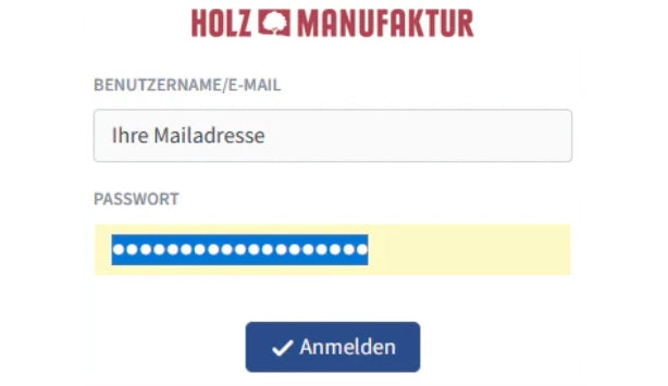 Symbol für den Händler Login