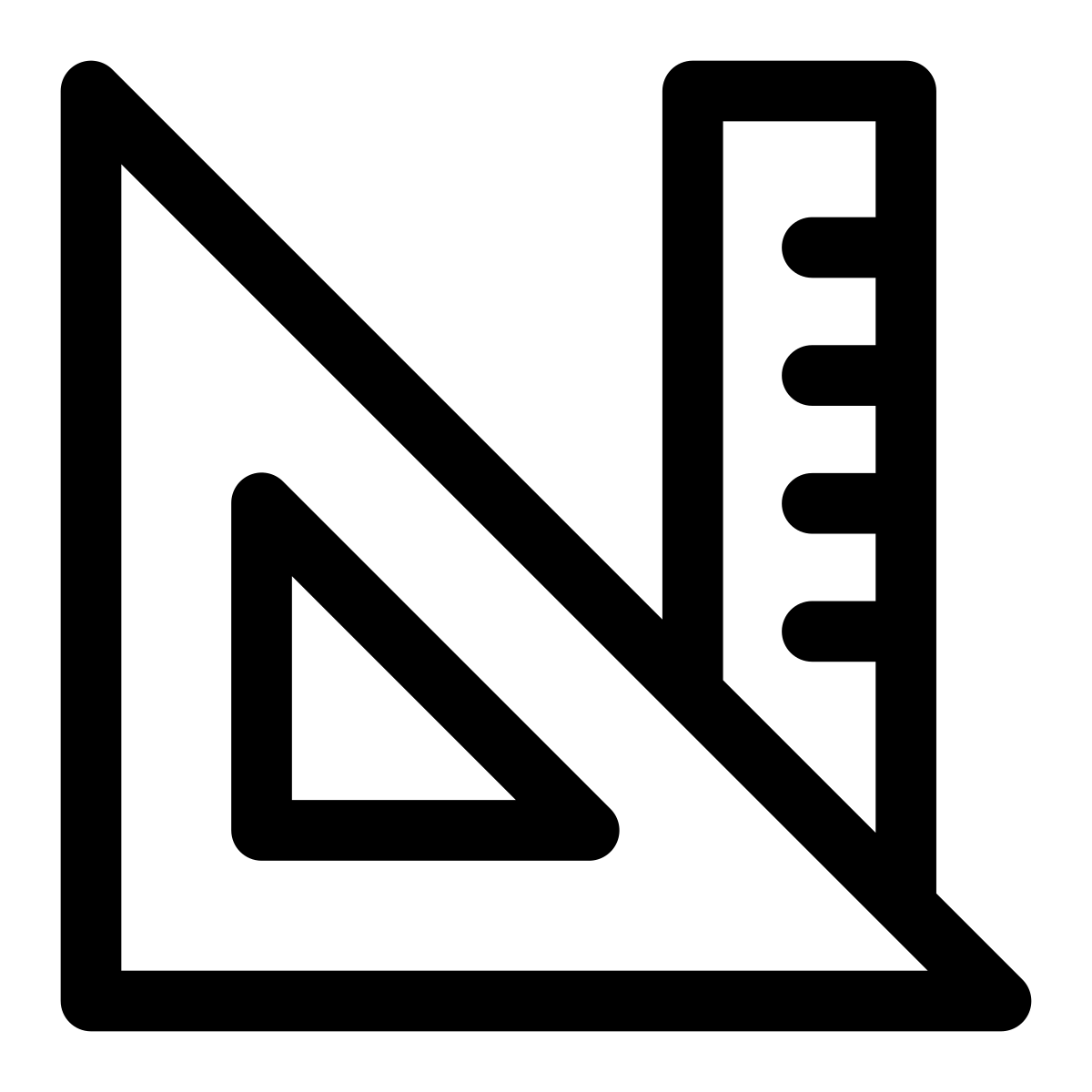 Logo Geodreick und Lineal als Symbolbild