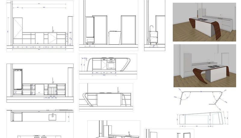 Möbelbau, Einrichtungsplanung und Innenausbau vom Schreiner. Hergestellt in der Möbelschreinerei Holzmanufaktur in der Nähe von Stuttgart