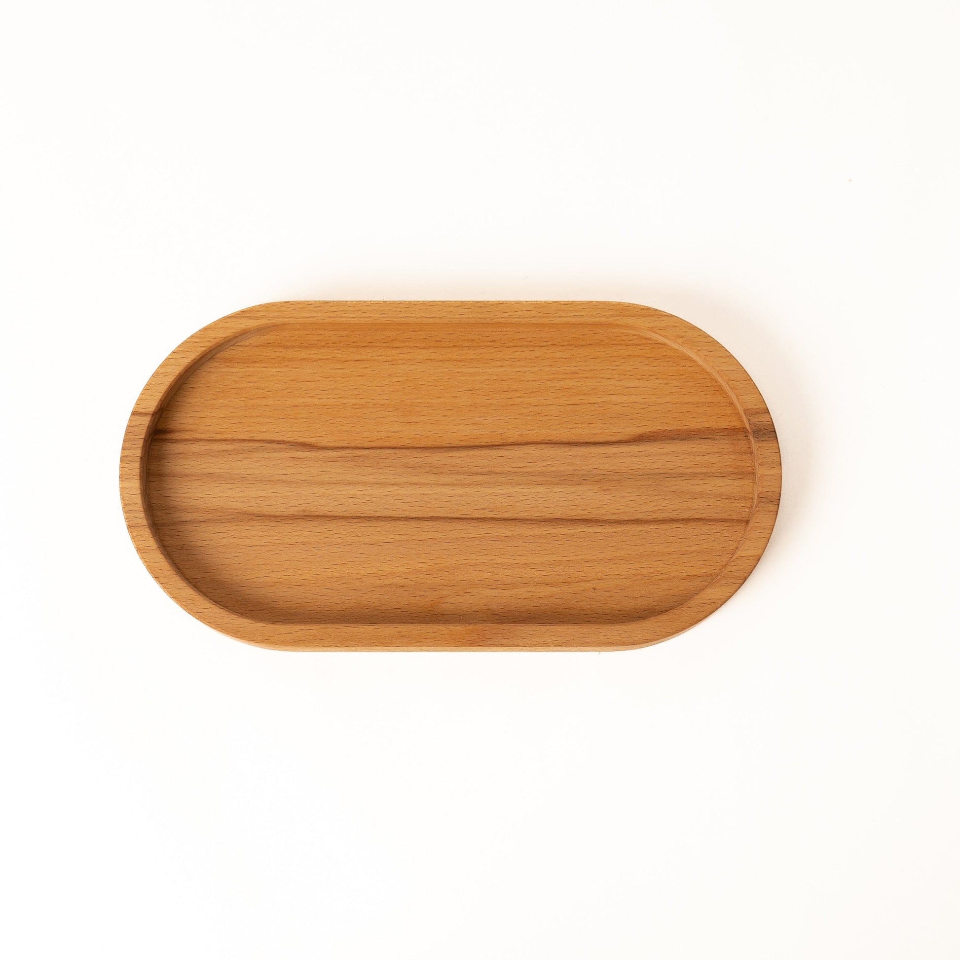 Holzmanufaktur Deko Tablett oval - Edle Geschenke aus Holz - Schmuckschale Schale aus Holz