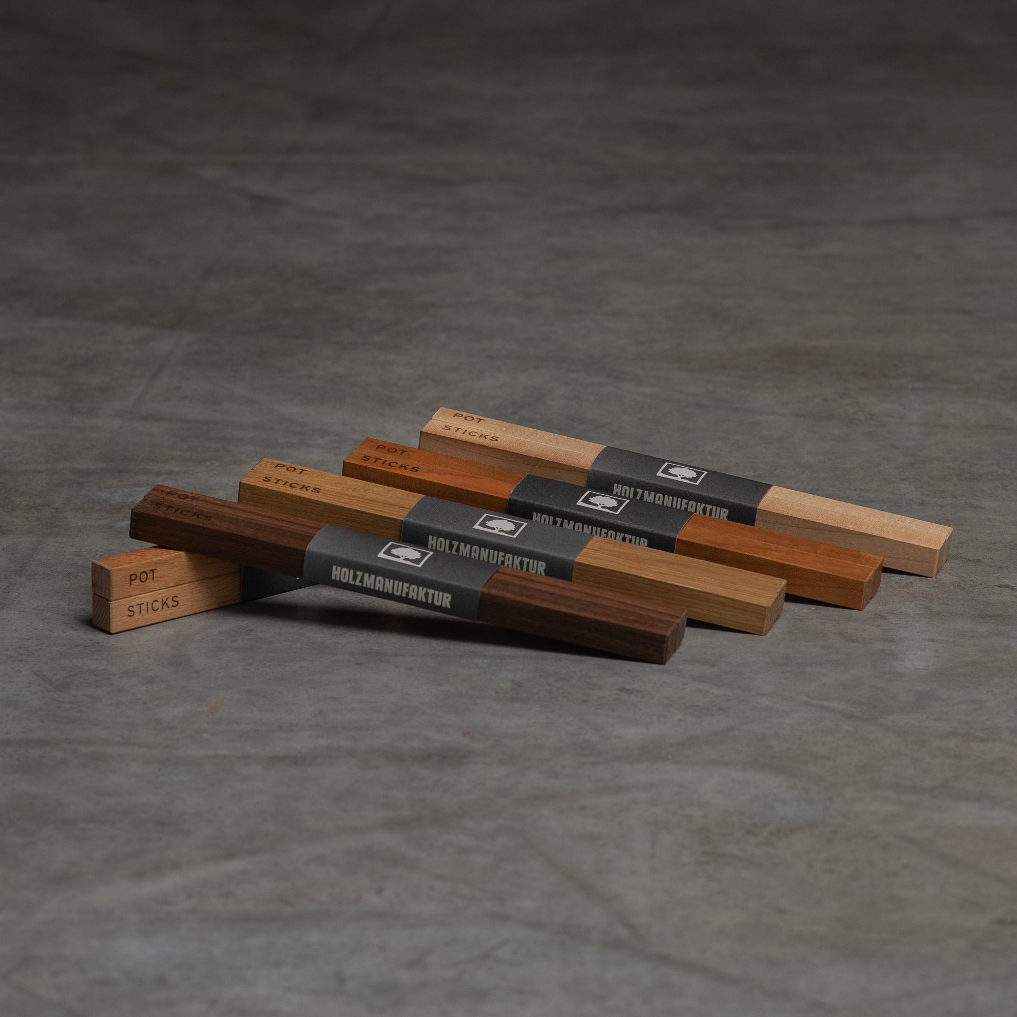 Topfuntersetzer aus Holz in verschiedenen Holzarten