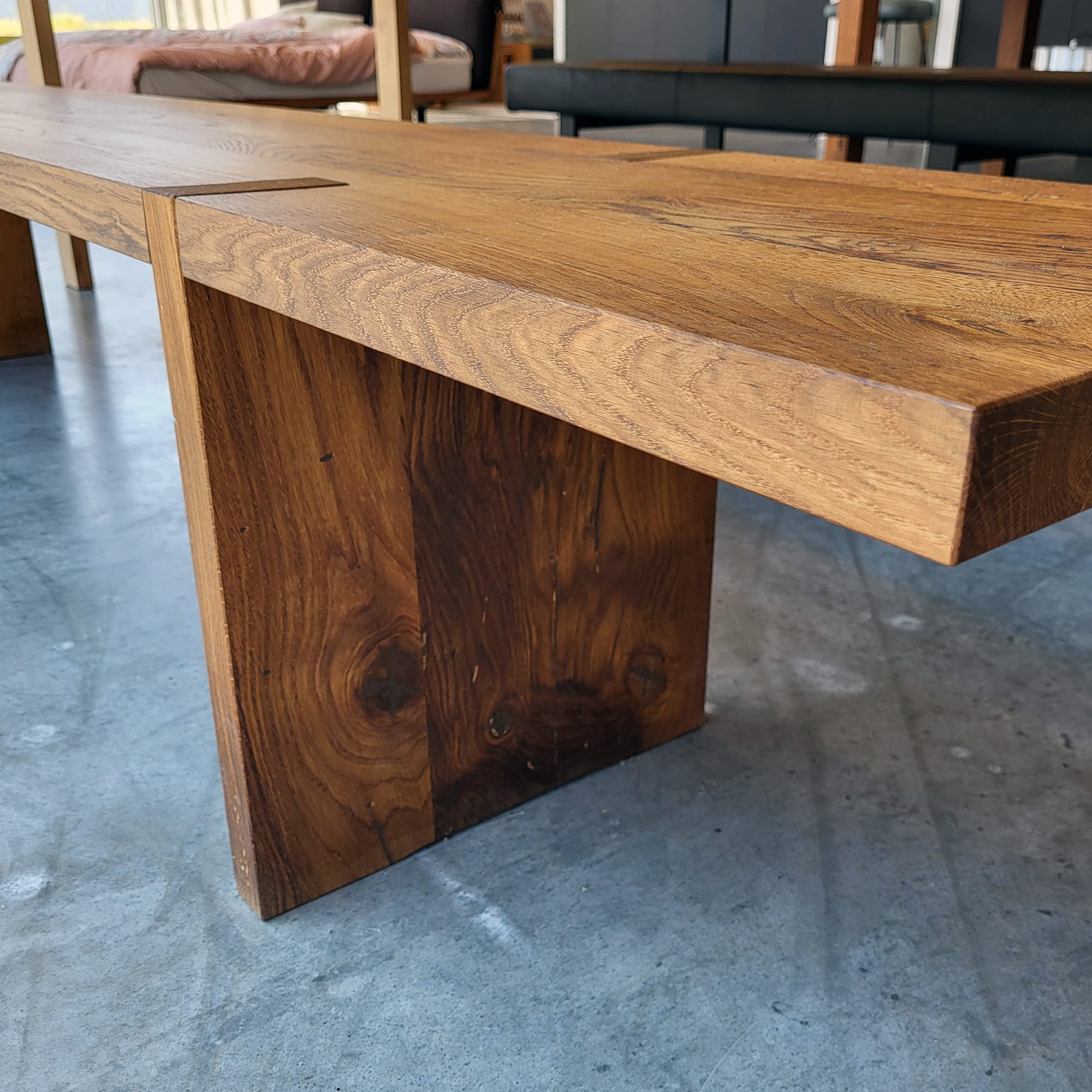 Holzmanufaktur Bank ZEN/10 Alteiche 260 x 40 cm Bank ZEN/10 Alteiche 260 x 40 cm