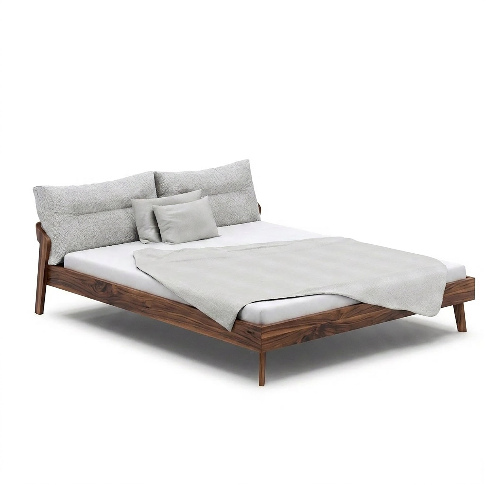 Holzmanufaktur AINO Bett Wildnuss / 90 / Standard