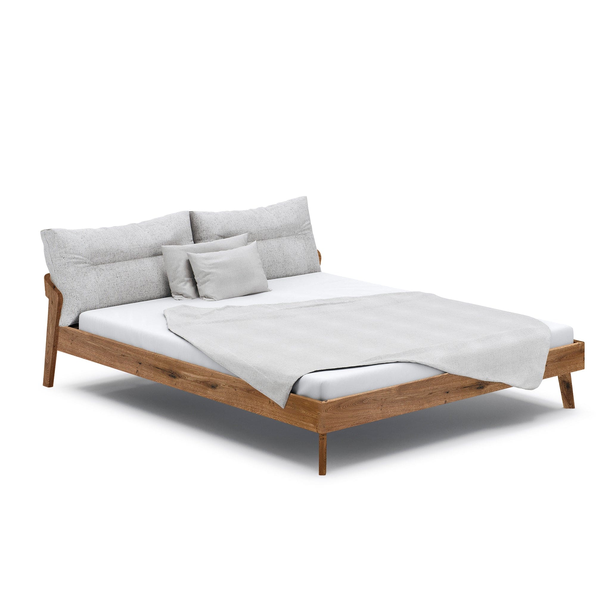 AINO Design Bett aus massiver Wileiche