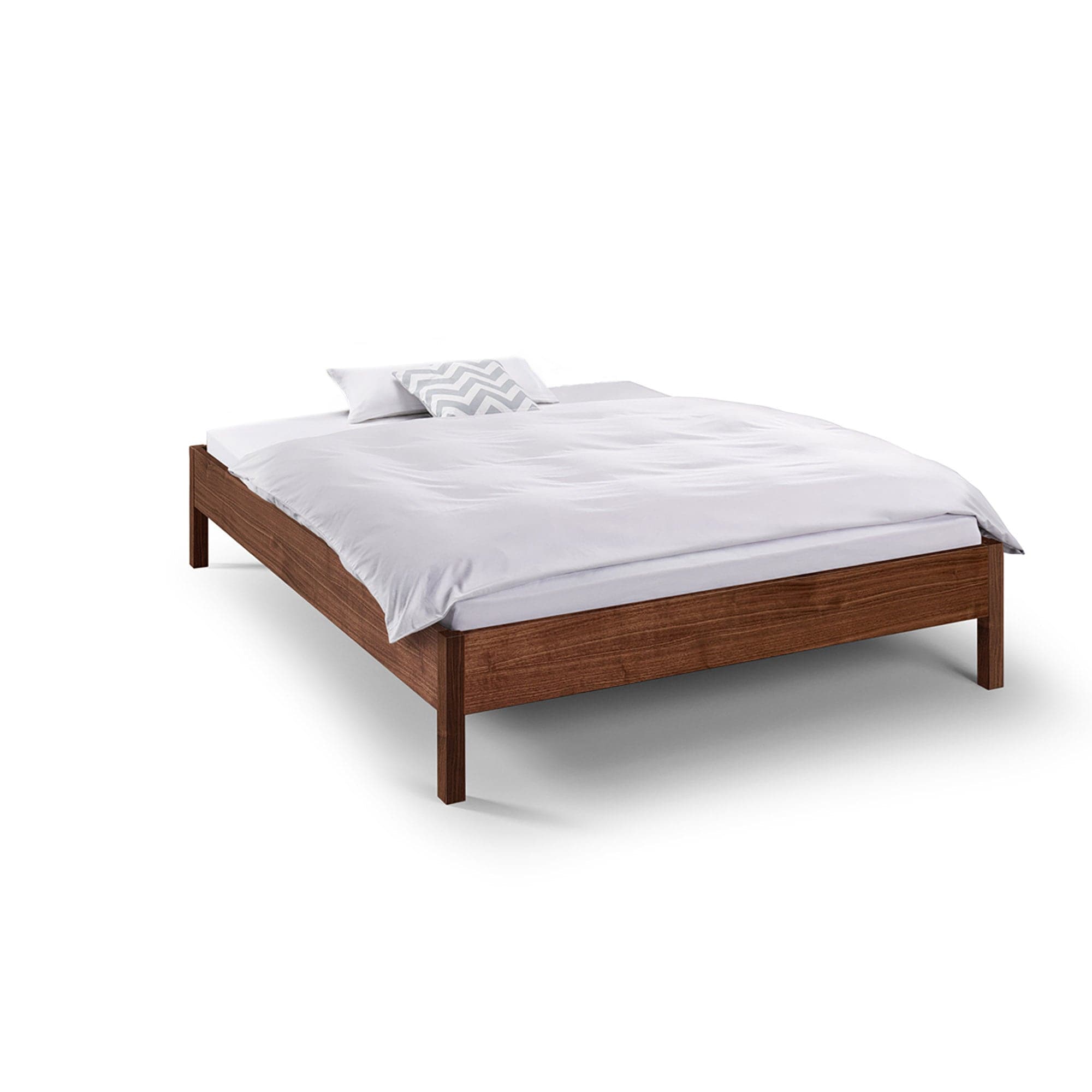 Holzmanufaktur BASIC Bett Nussbaum / 90