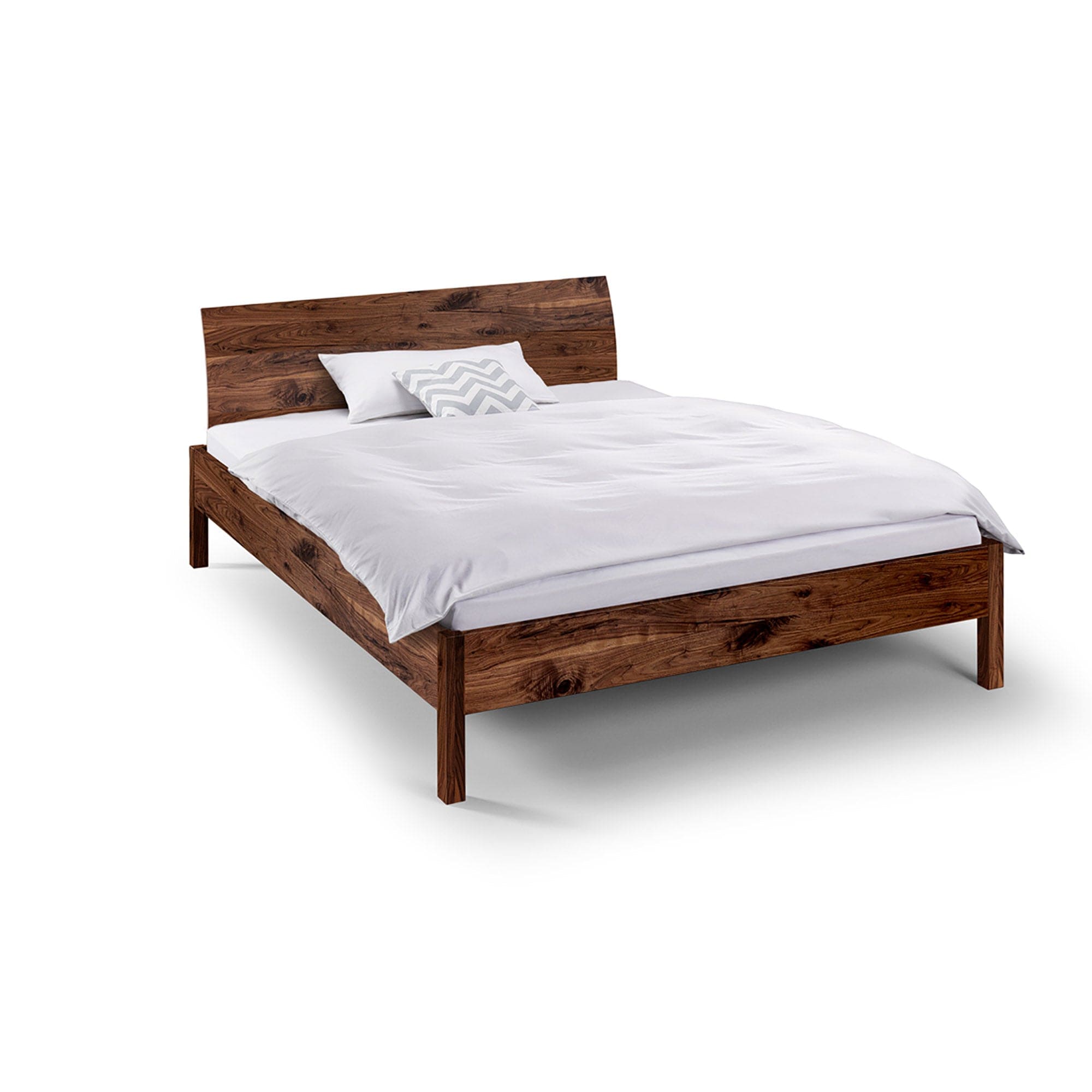 Holzmanufaktur Bett Bett Basic mit gebogener Lehne