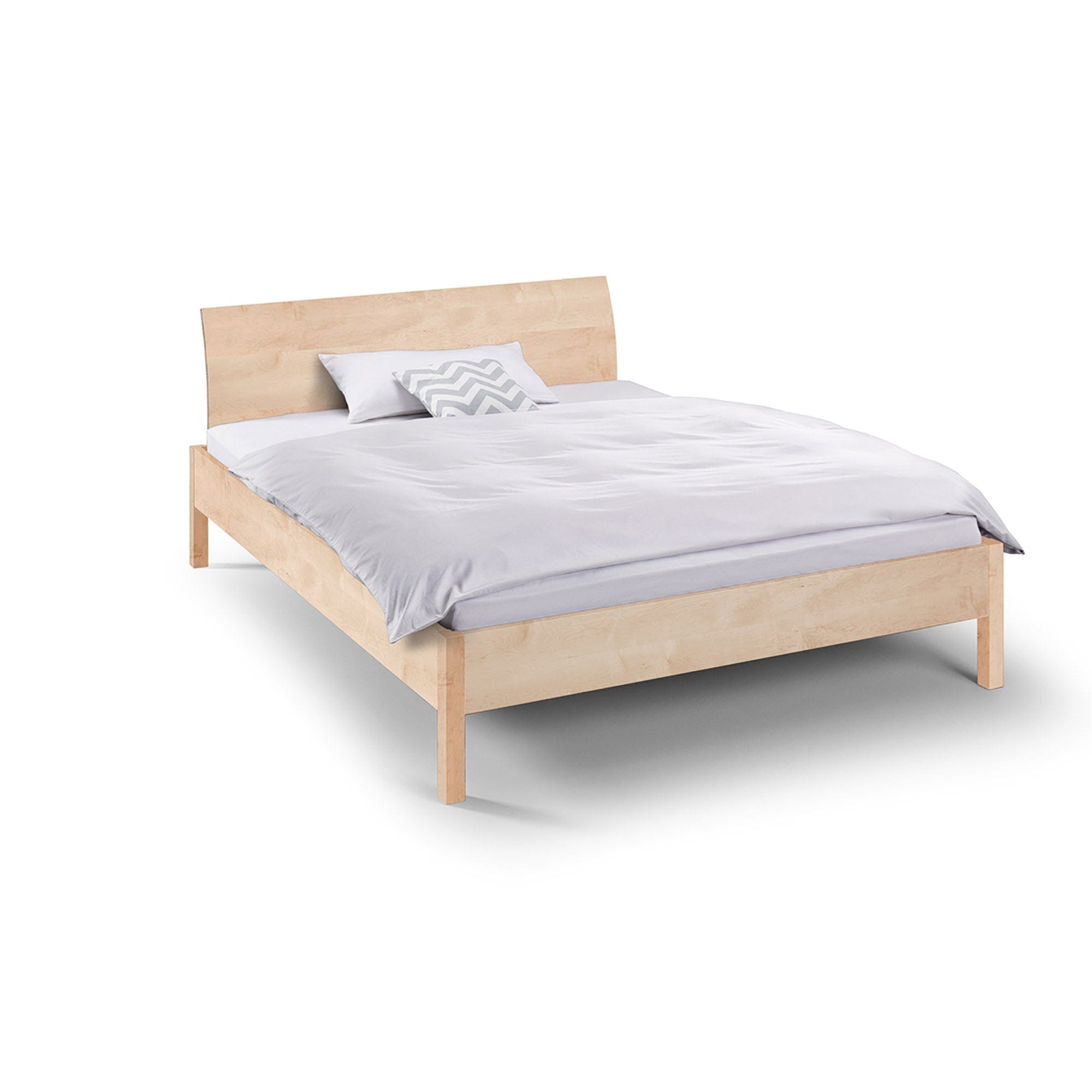 Holzmanufaktur Bett Bett Basic mit gebogener Lehne
