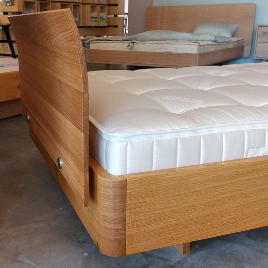 Holzmanufaktur Bett COM:CI XL Massivholzbett Eiche 120 x 200 cm