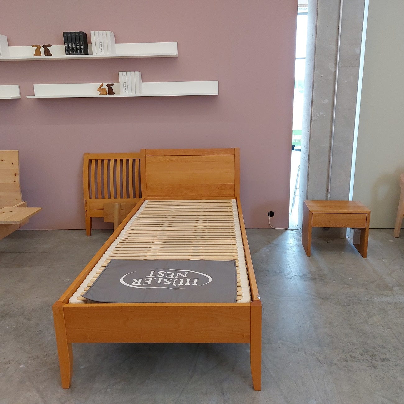 Holzmanufaktur Bett KALA & GADO Massivholzbett Buche 90 x 200 cm