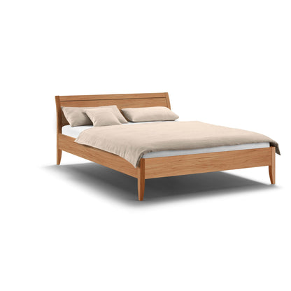 Holzmanufaktur massives Bett aus Holz metallfrei