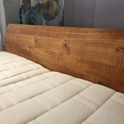 Holzmanufaktur PADIO BOW Wildeiche metallfrei, 180x200 cm Wildeiche gebürstet