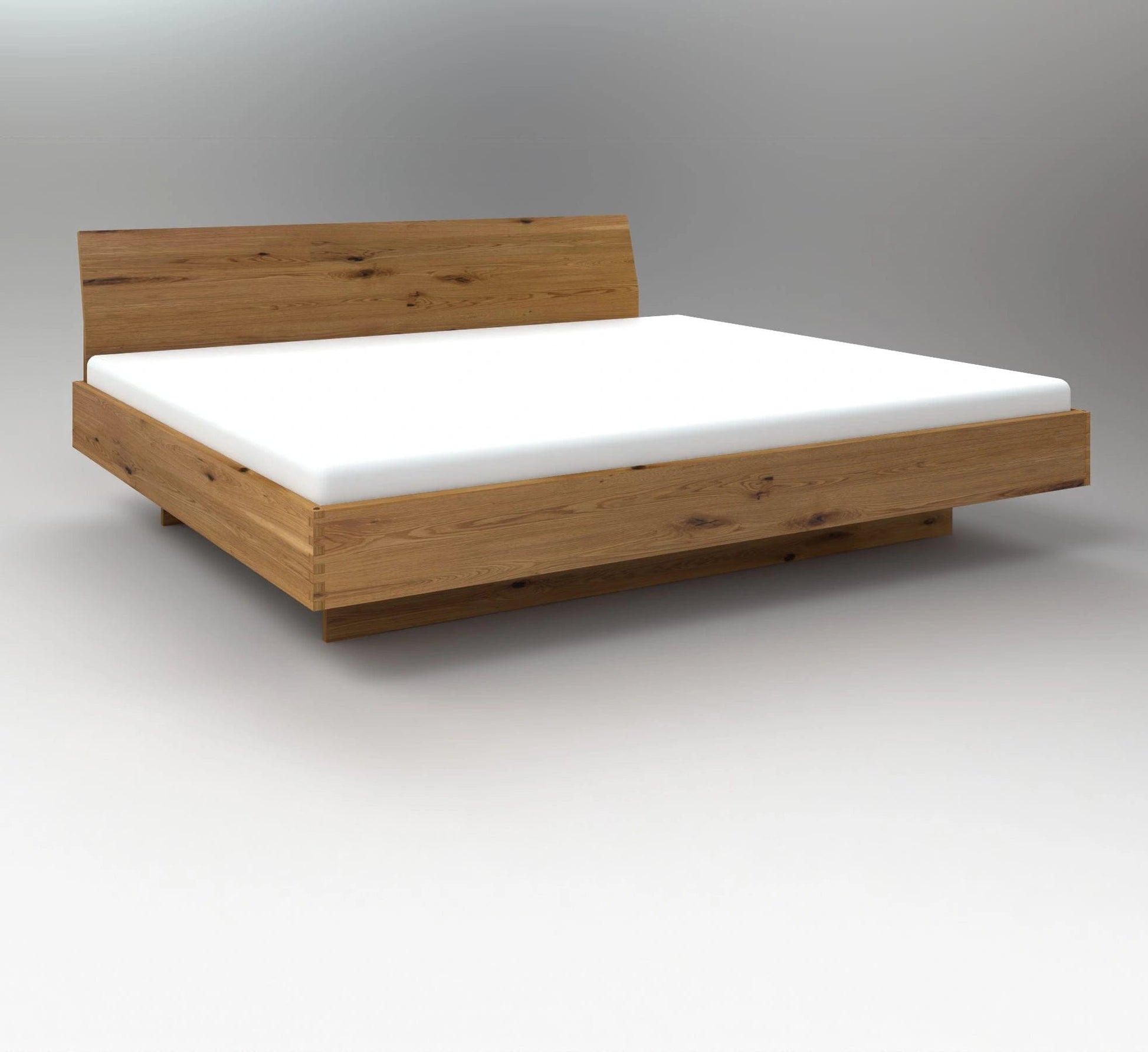 Holzmanufaktur Bett STEP-X Massivholzbett metallfrei