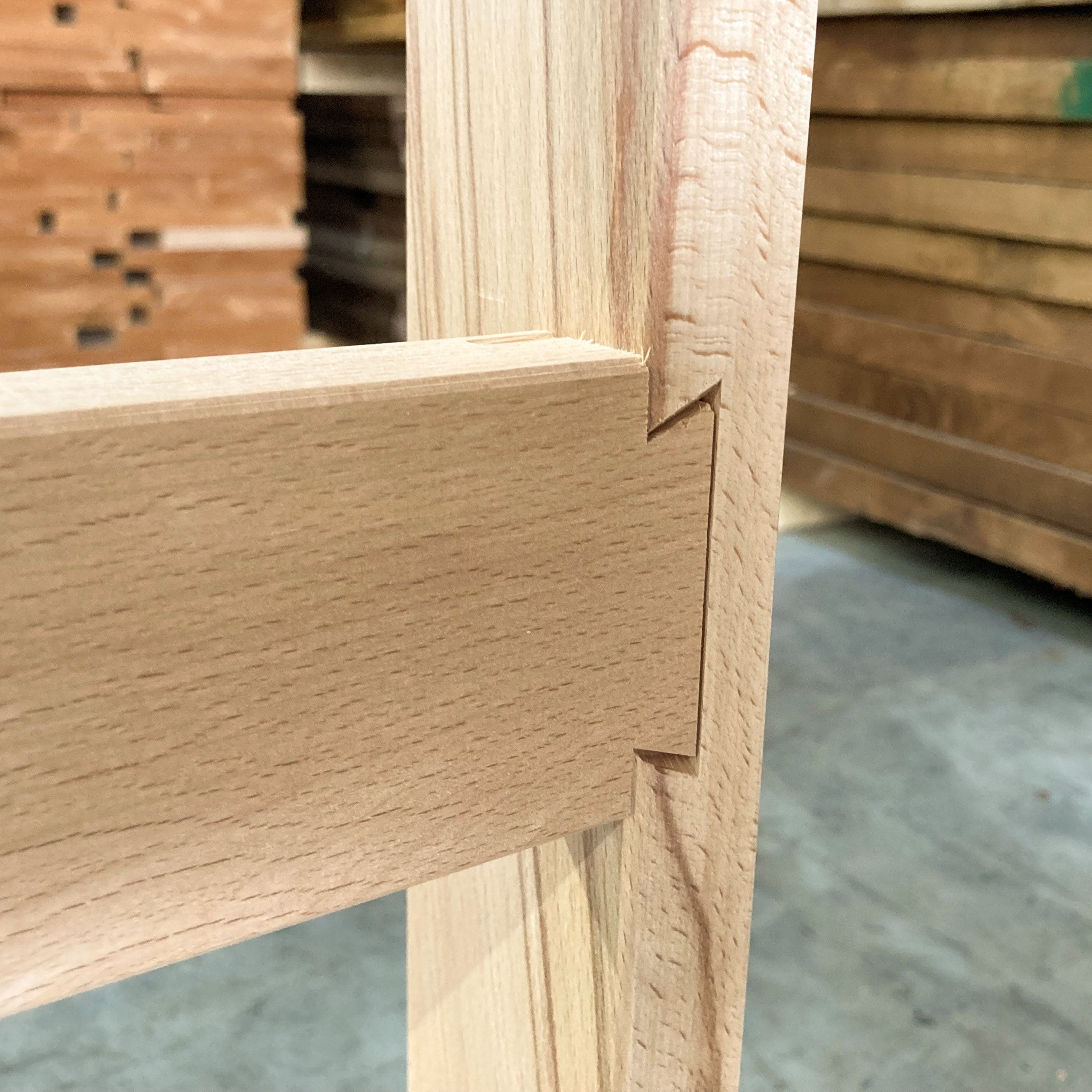 Arbeitsböcke aus Kernbuchen-Holz