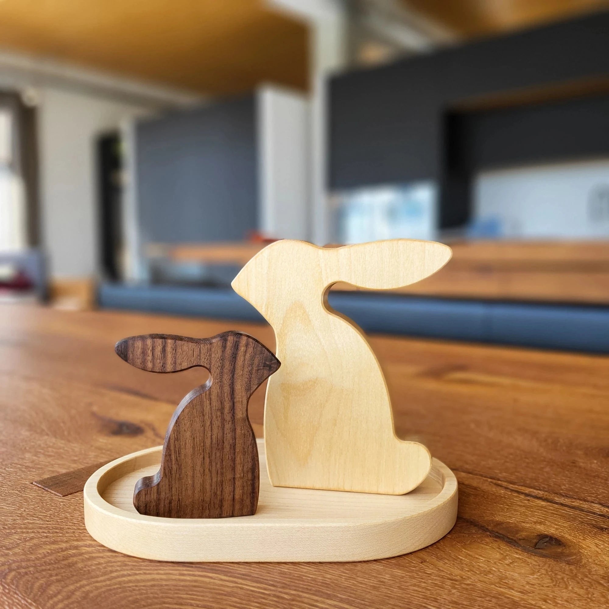 Holzmanufaktur Deko Hase Luise mittel