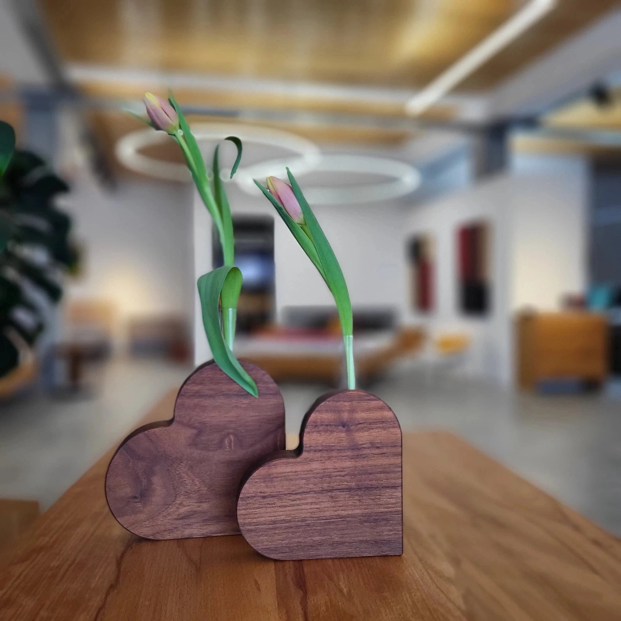 Holzmanufaktur Deko Herzvase groß