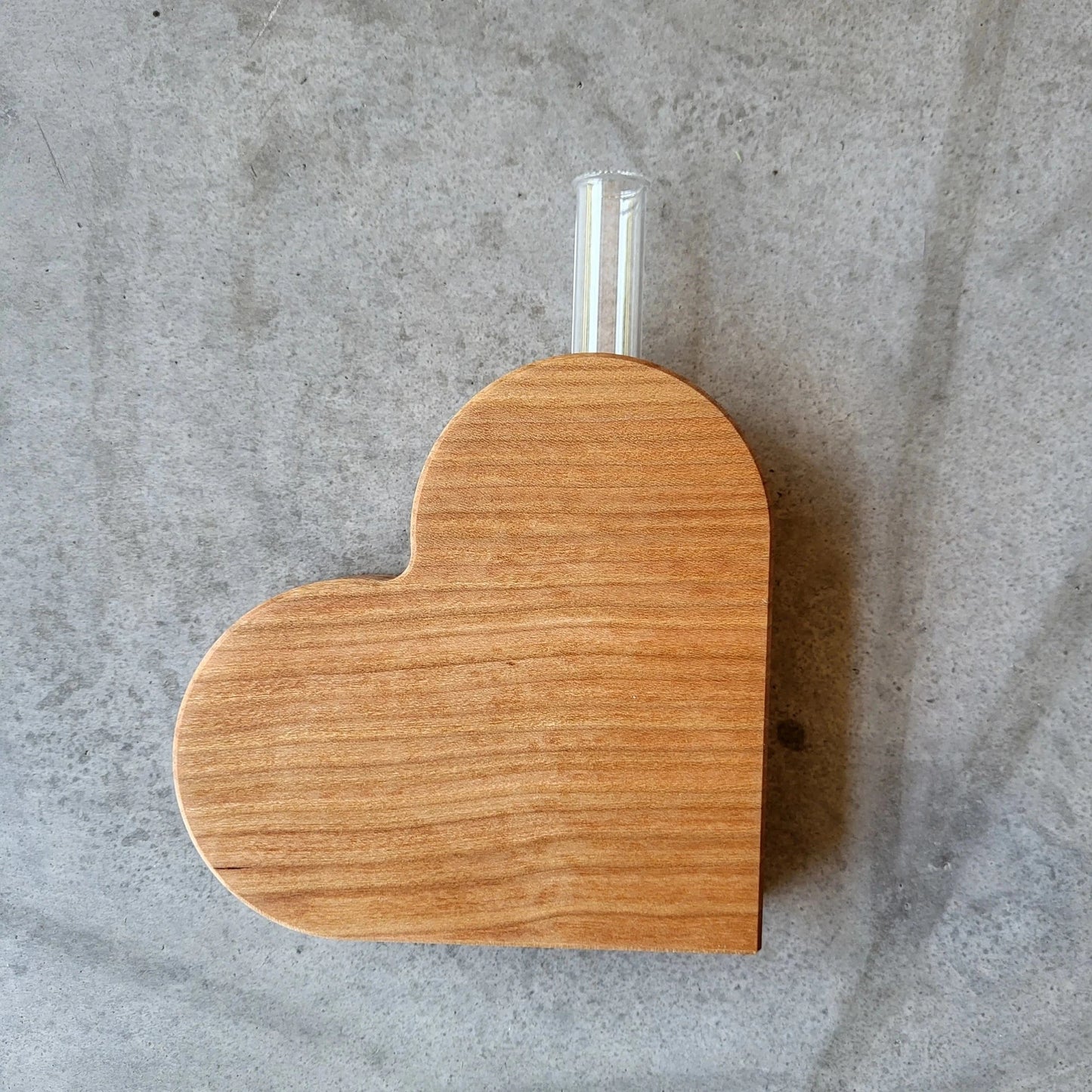 Holzmanufaktur Deko Herzvase klein