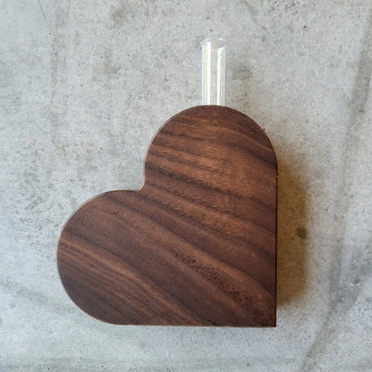 Holzmanufaktur Deko Herzvase klein